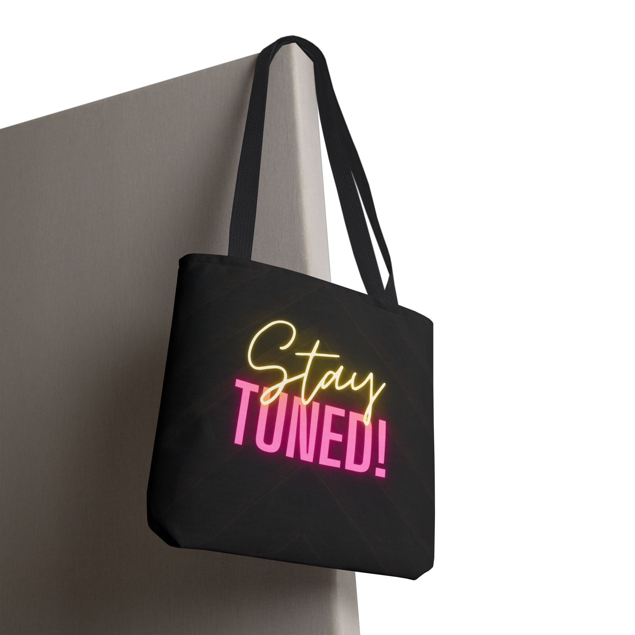 Stay Tuned! Neon Fun Everyday Cute Tote Bag