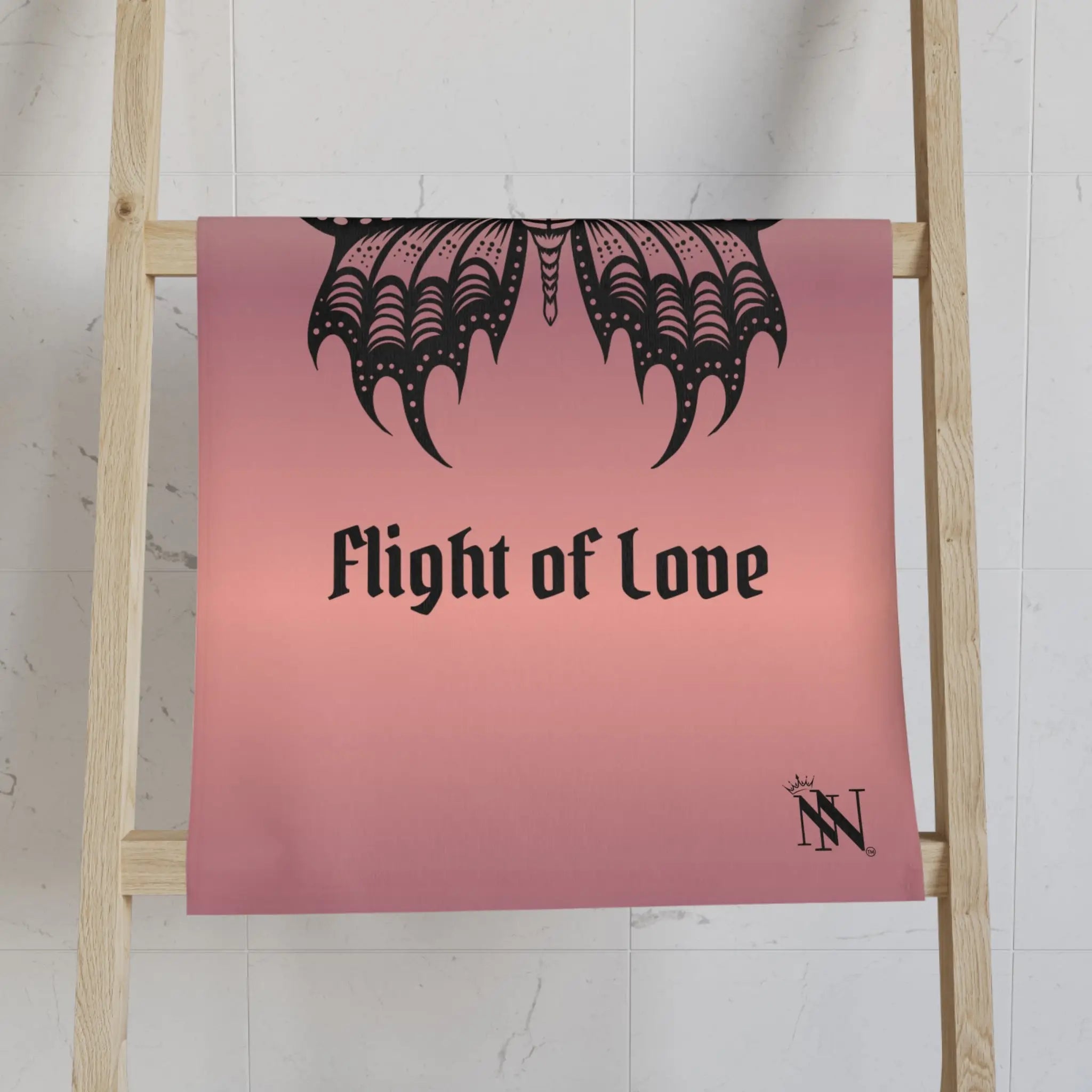Flight of Love Skull Butterfly | Nectar Napkins Classic Fun-Flirty Lovers’ Towels