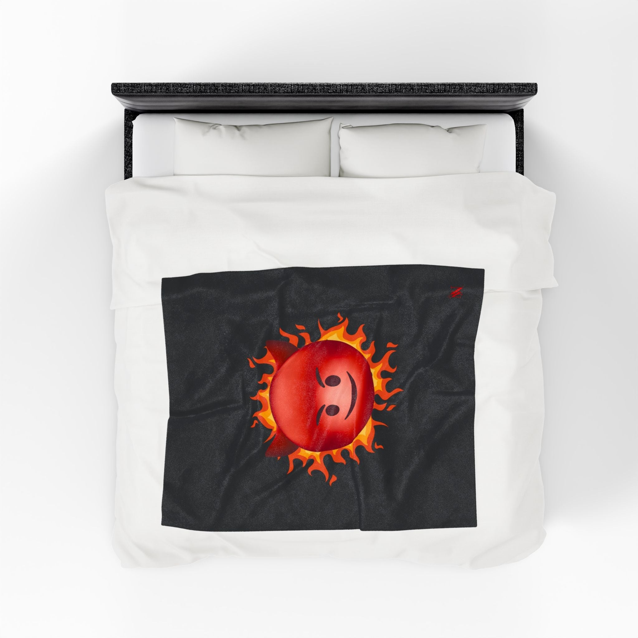 Red Hot Naughty Devil Emoji | Mix & Match Soft Fun-Flirty Lovers’ Blankets