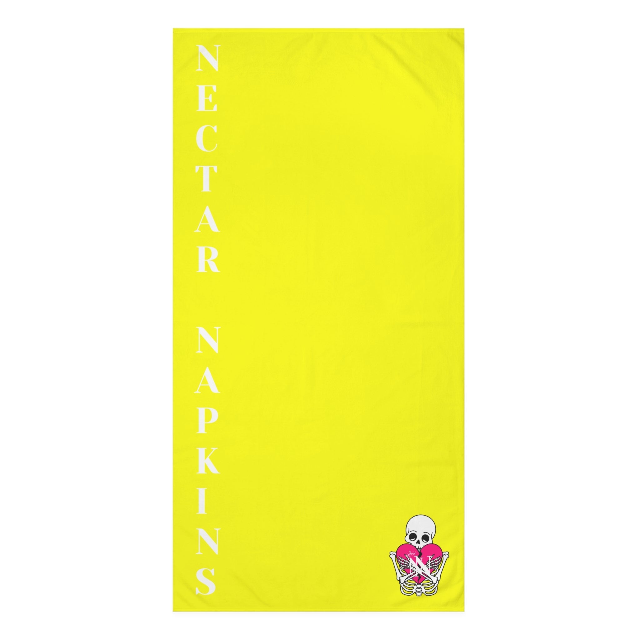 Nectar Napkins Brand Neon Yellow Over Sized Sex Towel