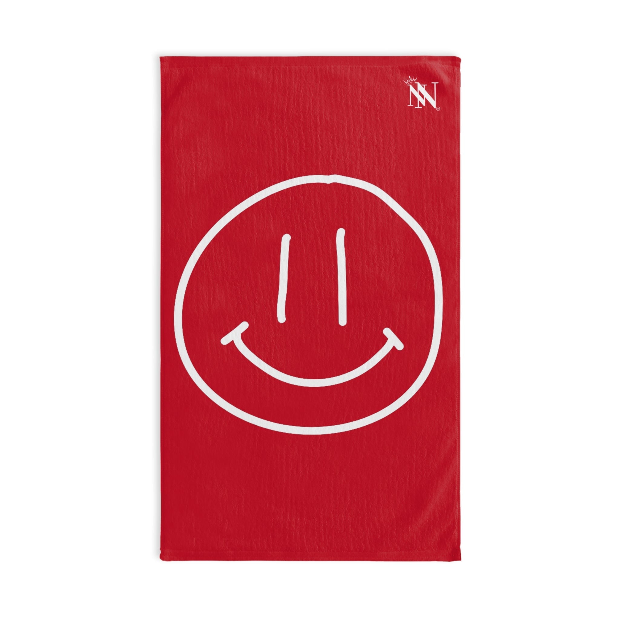 Happy Smiling Emoji Red | Mix & Match Classic Fun-Flirty Loversâ Towels