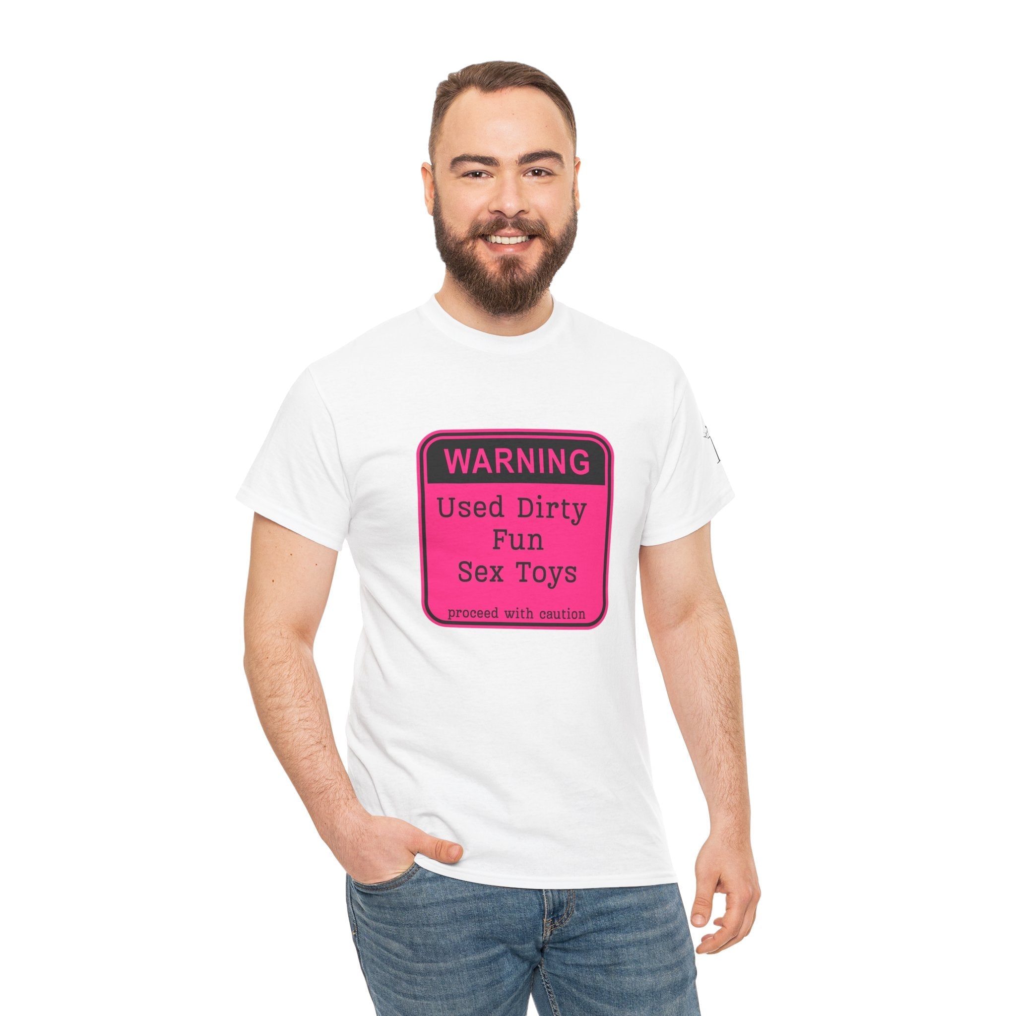 Warning: Used Dirty Sex Toys | Mix & Match 100% Cotton Unisex Fun-Flirty Lovers’ Tees