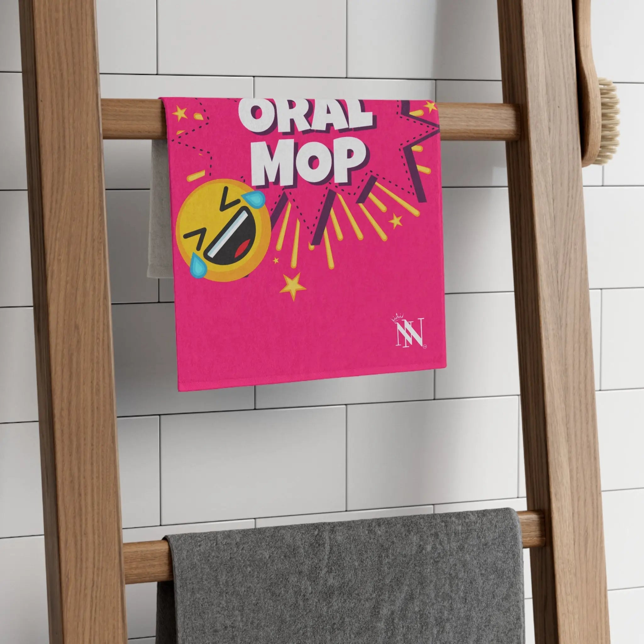 Oral Mop Signature Pink | Mix & Match Soft Fun-Flirty Lovers’ Towels