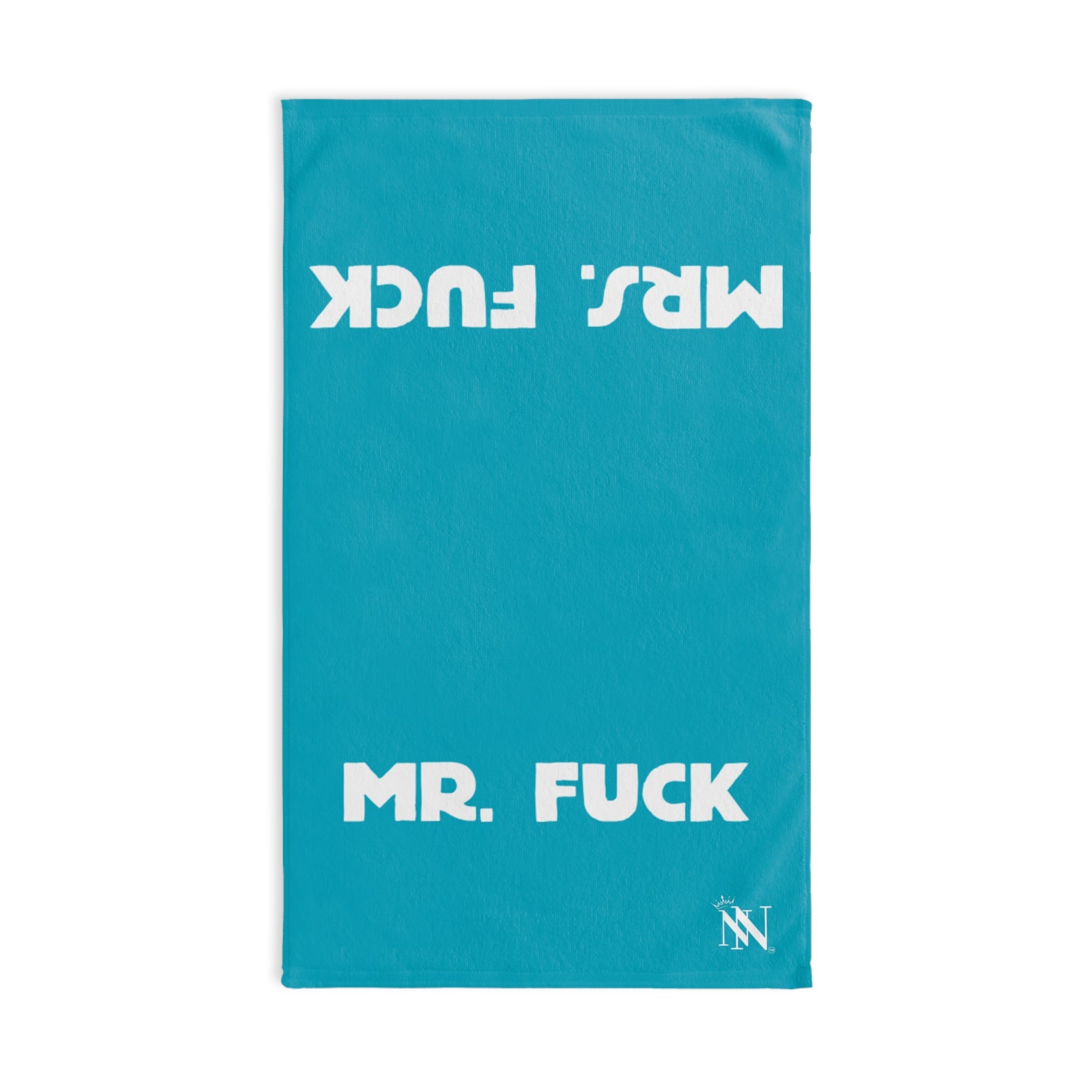 Mr. Mrs. Fuck Shareable Sides Teal Cum Towel