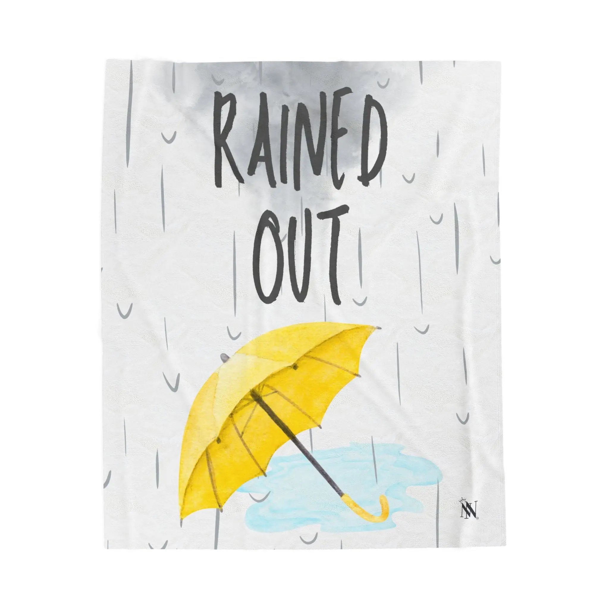 Rained Out | Mix & Match Velveteen Fun-Flirty Lovers’ Blankets