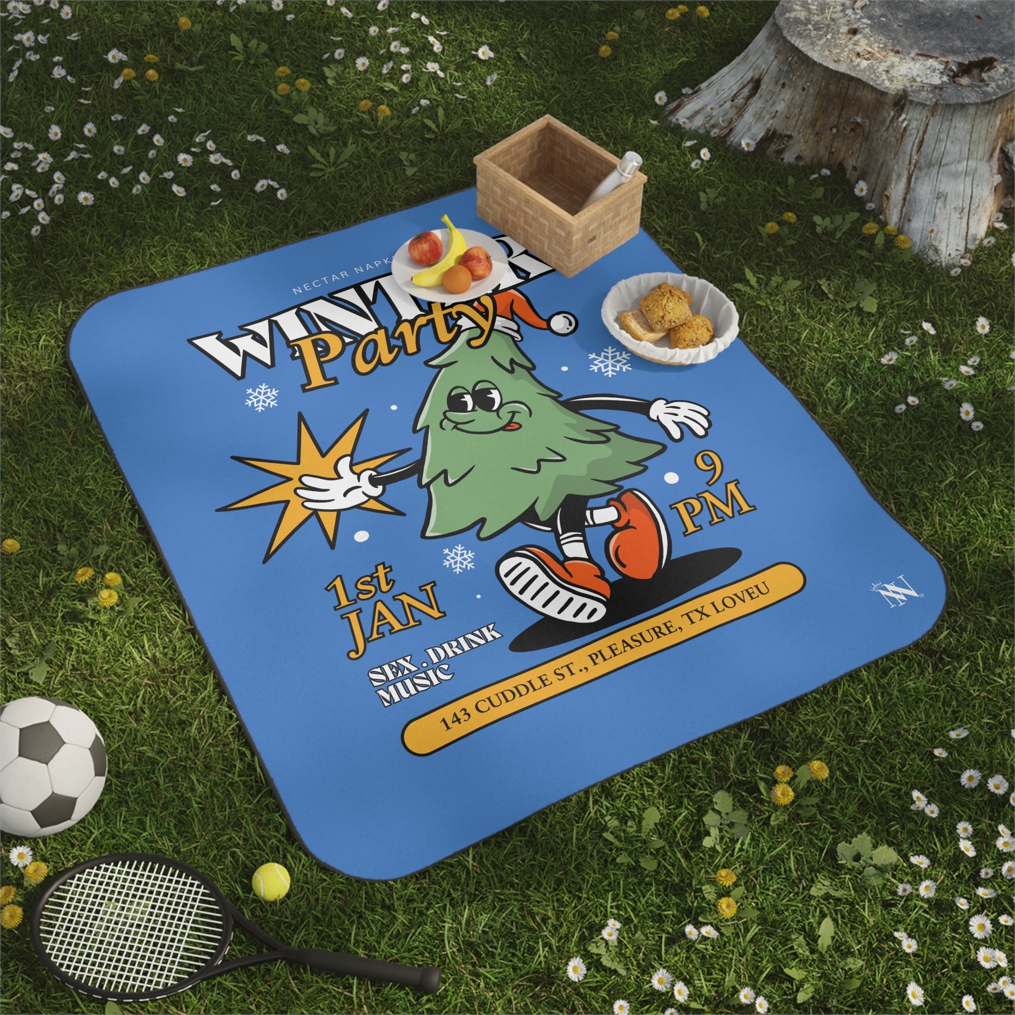 Winter Party | Mix Match Fun-Flirty Lovers’ Water-Resistant Blankets