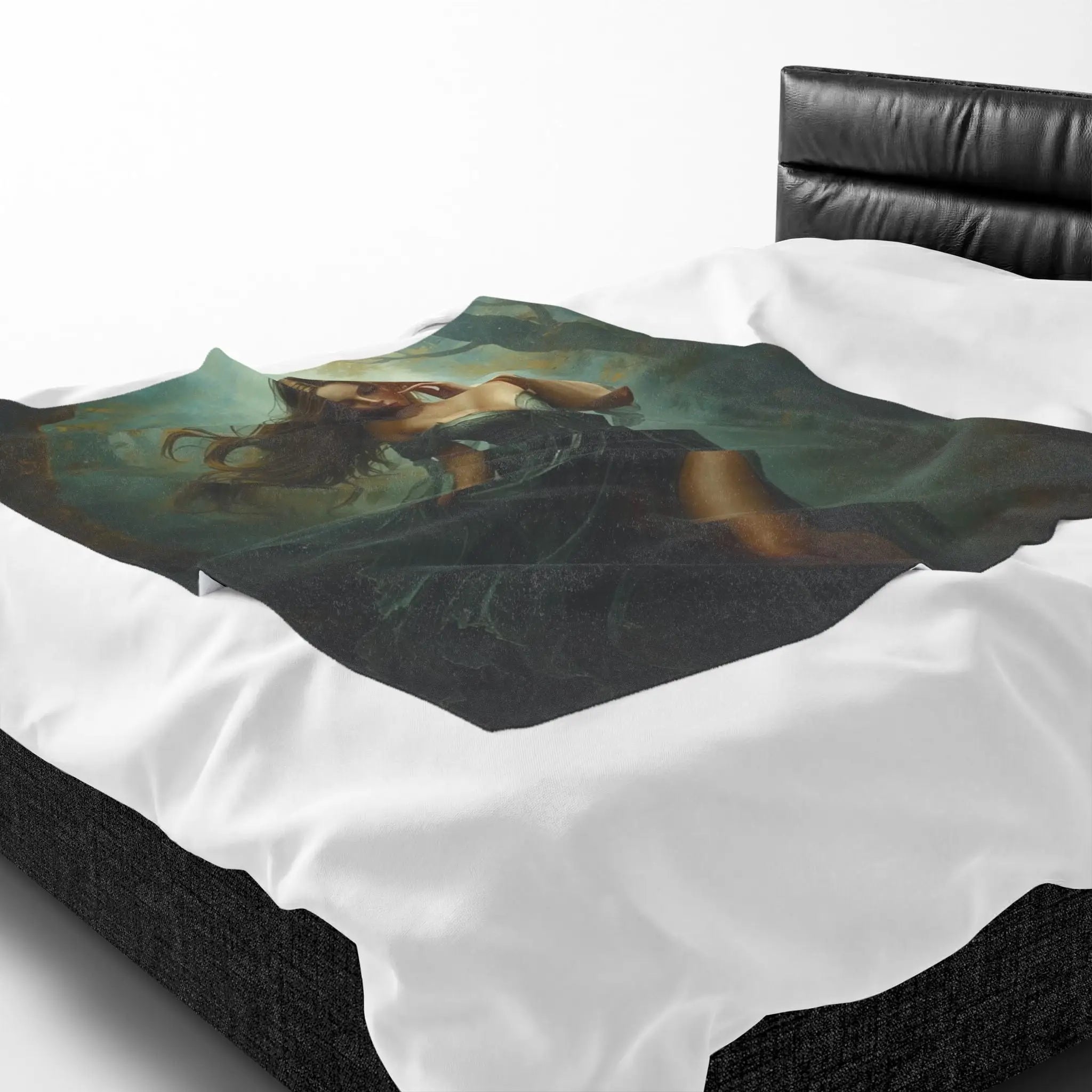 Forest Maiden Fantasy Women Couple Gifts Sexy Lovers’ Silky Soft Blanket