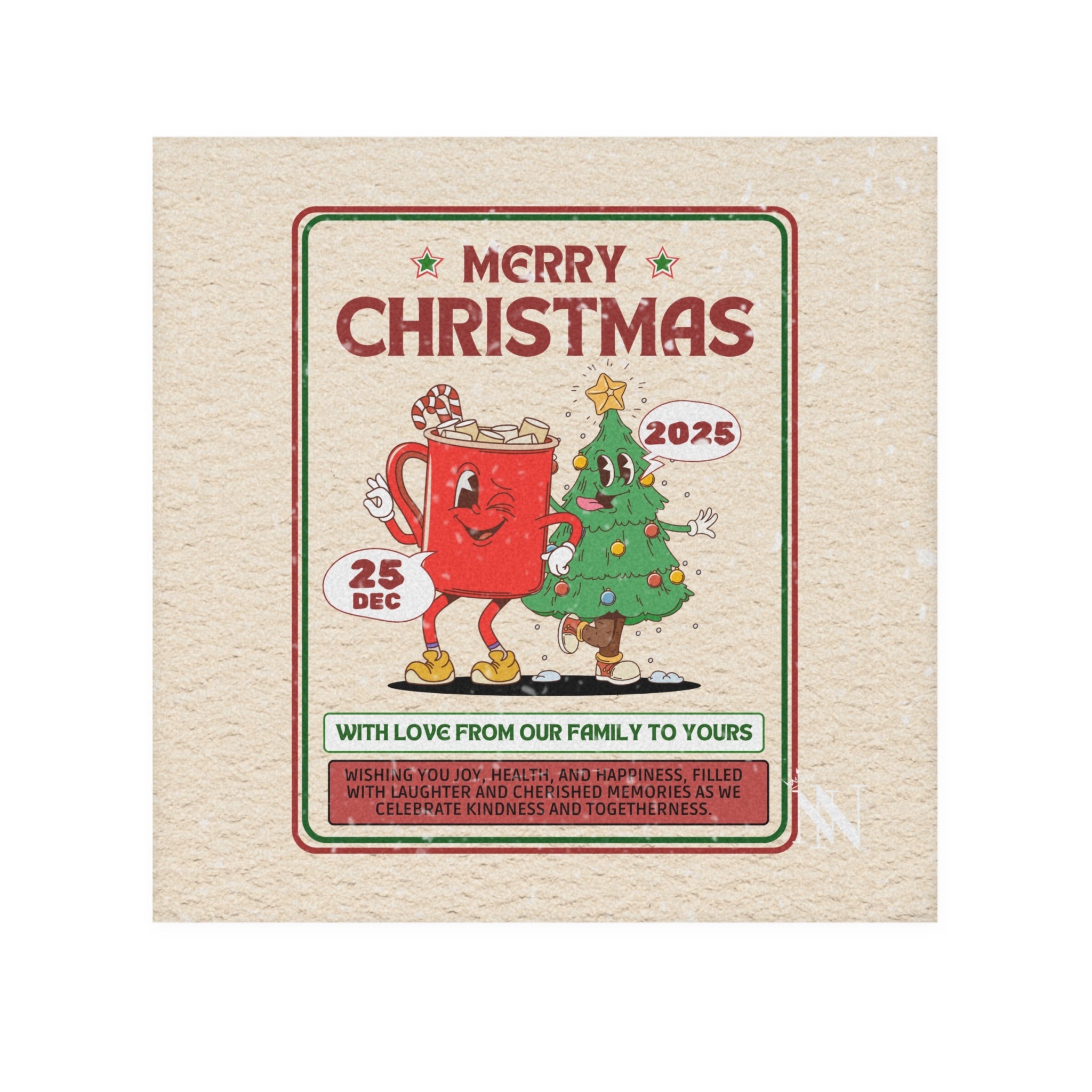 Christmas Card | Mix & Match Lils’ Fun-Flirty Lovers’ Towels