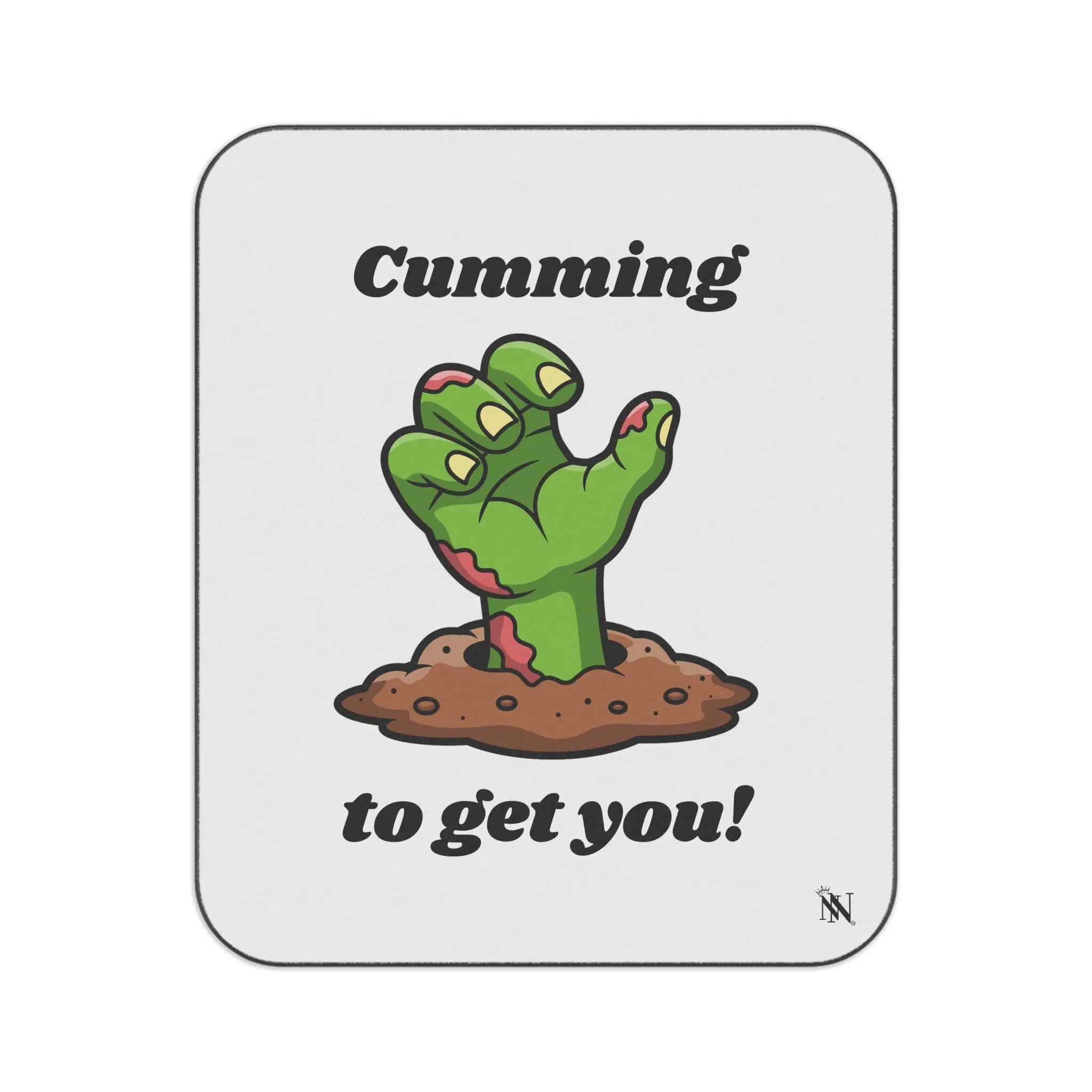 Cumming to Get You Monster | Mix Match Fun-Flirty Lovers’ Water-Resistant Blankets