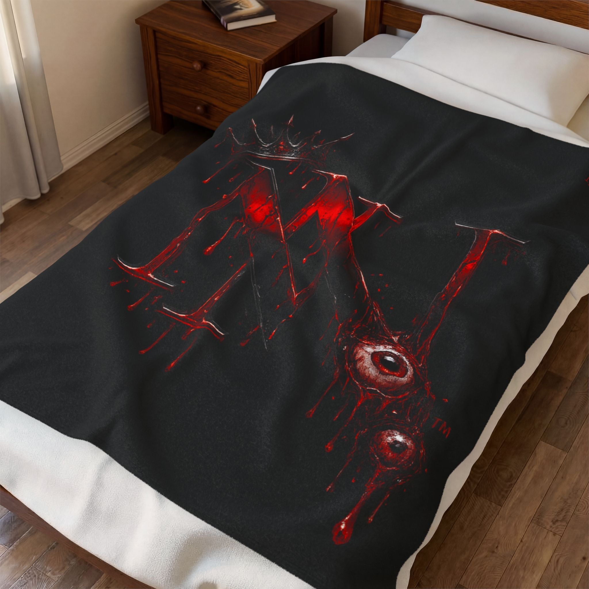 Nectar Napkins Blood Reign Eyes Logo Romantic Gifts for Lovers Blanket