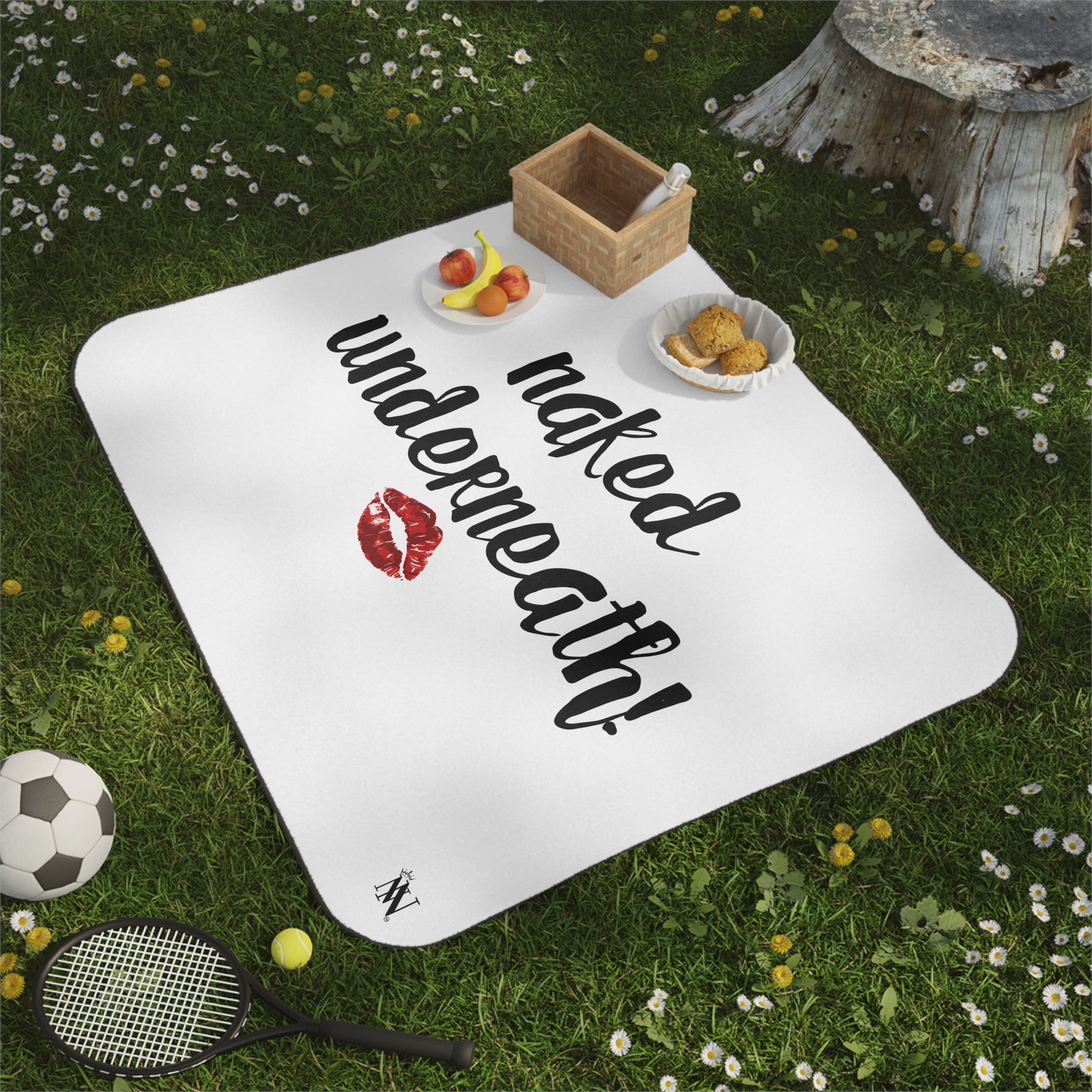 Naked Underneath! | Mix Match Fun-Flirty Lovers’ Water-Resistant Blankets