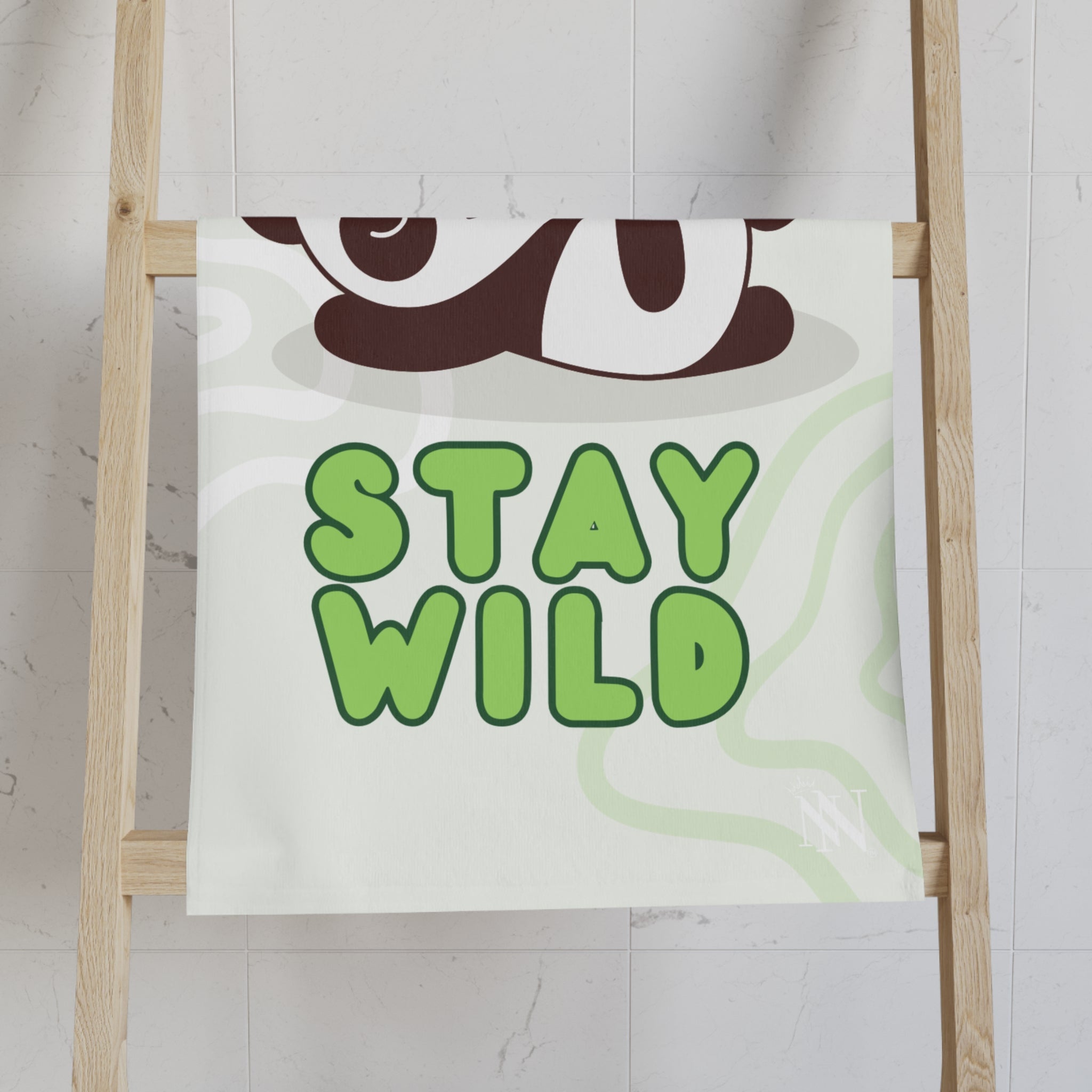 Stay Wild Cut Panda | Mix & Match Classic Fun-Flirty Lovers’ Towels