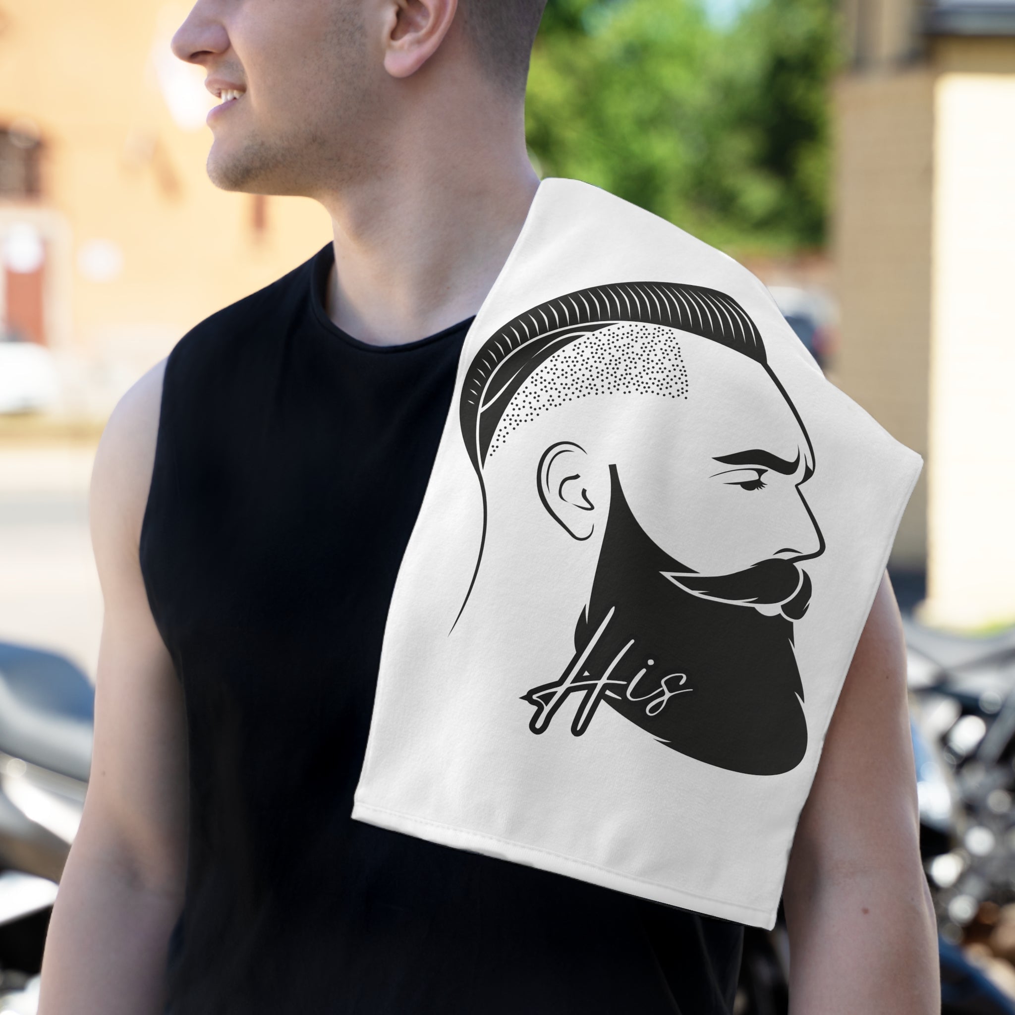 His Beard | Mix & Match Soft Fun-Flirty Lovers’ Towels