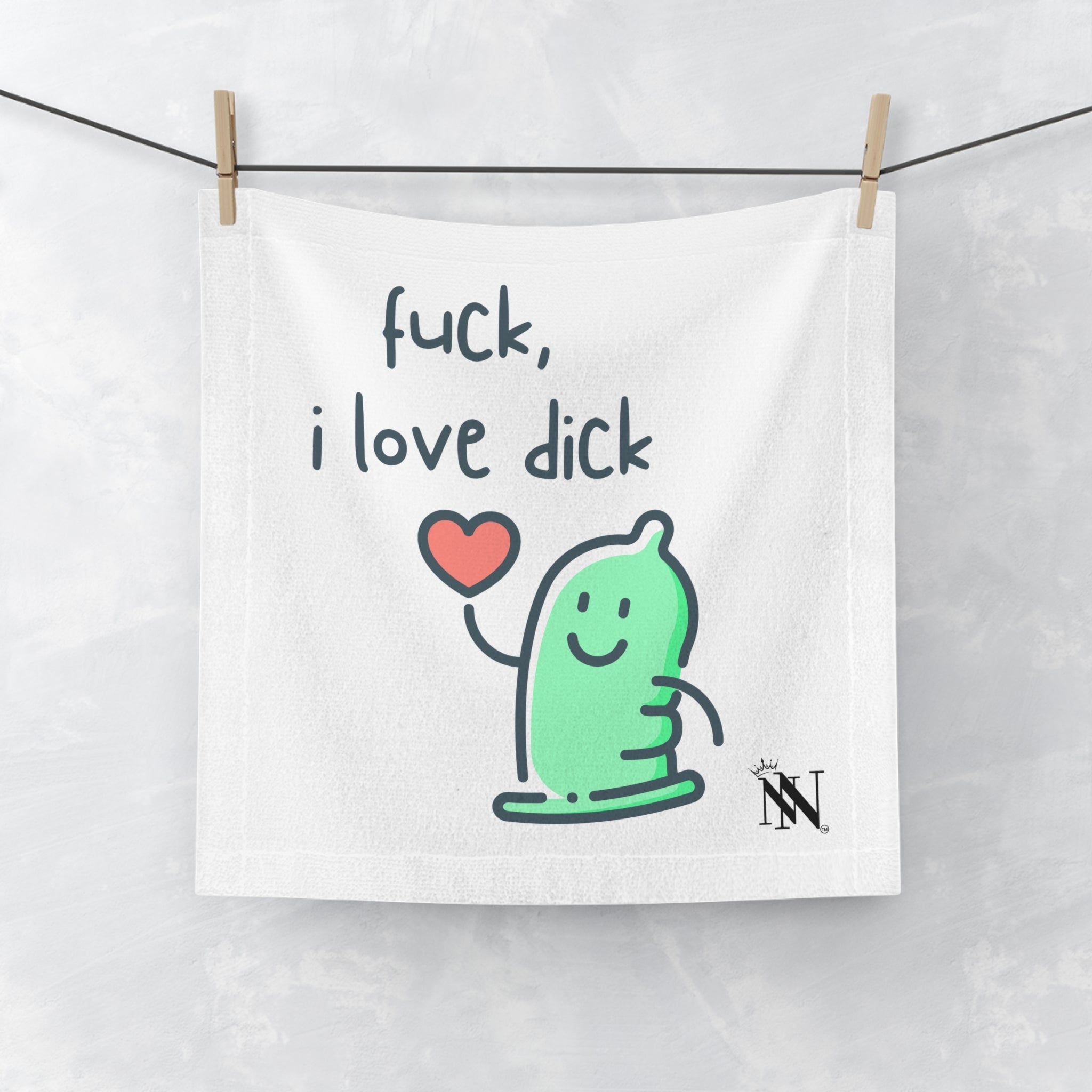 Fuck I Love Dick White | Mix & Match Lils’ Fun-Flirty Lovers’ Towels