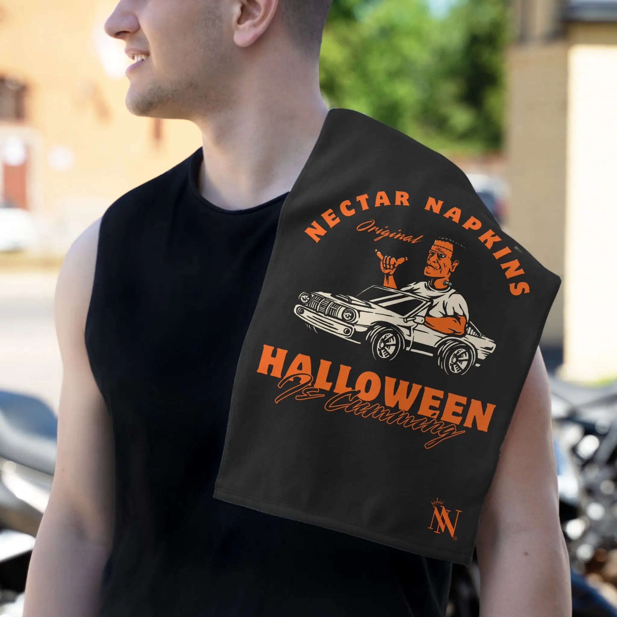 Halloween is Cumming | Mix & Match Soft Fun-Flirty Lovers’ Towels