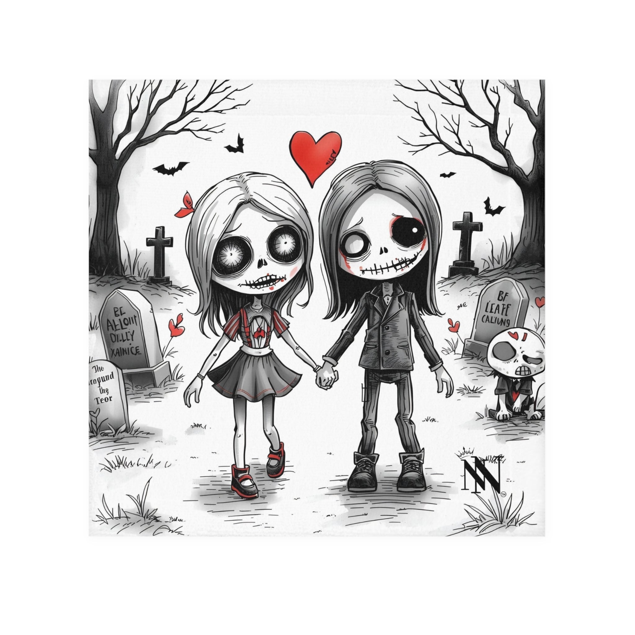 Even in Death | Mix & Match Lils’ Fun-Flirty Lovers’ Towels