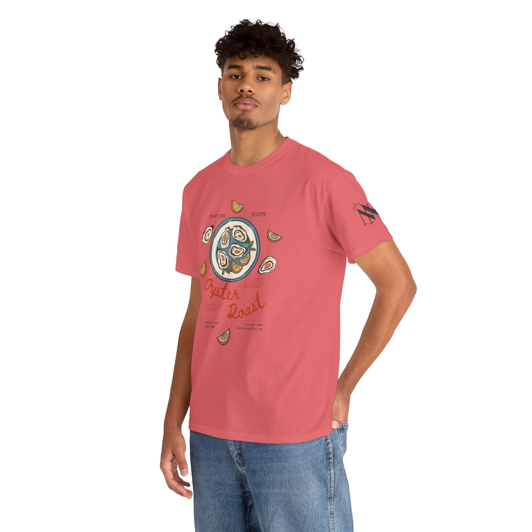 Oyster Roast | Mix & Match Cotton Unisex Fun-Flirty Lovers’ T-Shirts