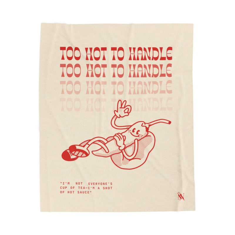 too Hot to Handle Pepper | Mix & Match Soft Fun-Flirty Lovers’ Blankets