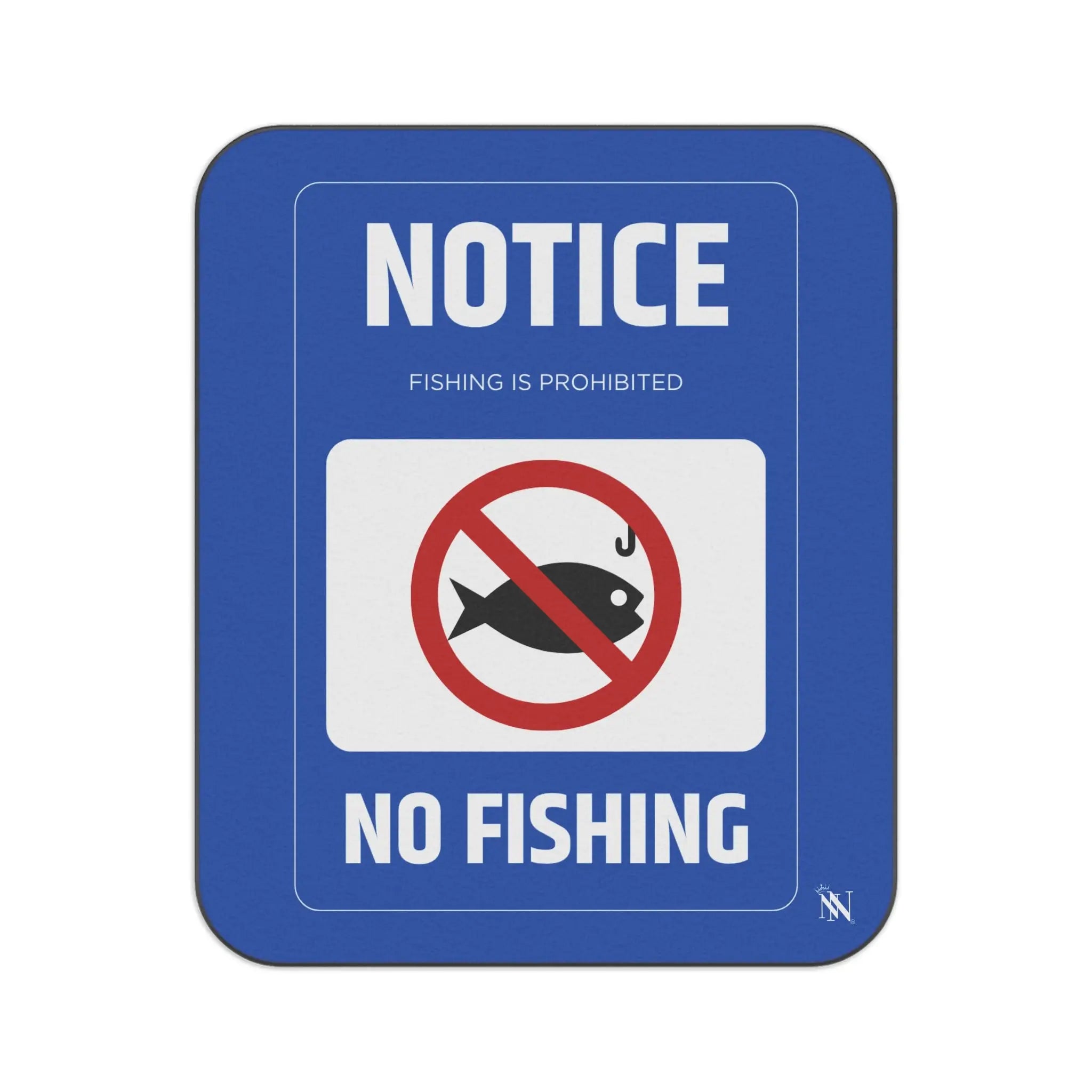 No Fishing Sign Sex Blanket