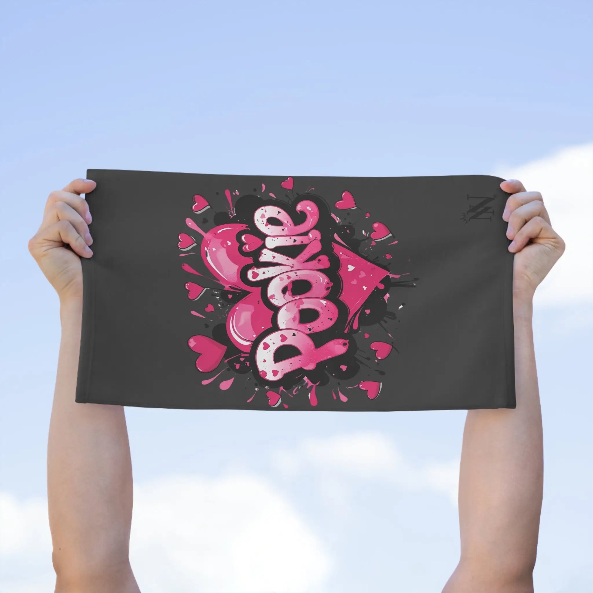 Pookie Dark Grey | Mix & Match Soft Fun-Flirty Lovers’ Towels
