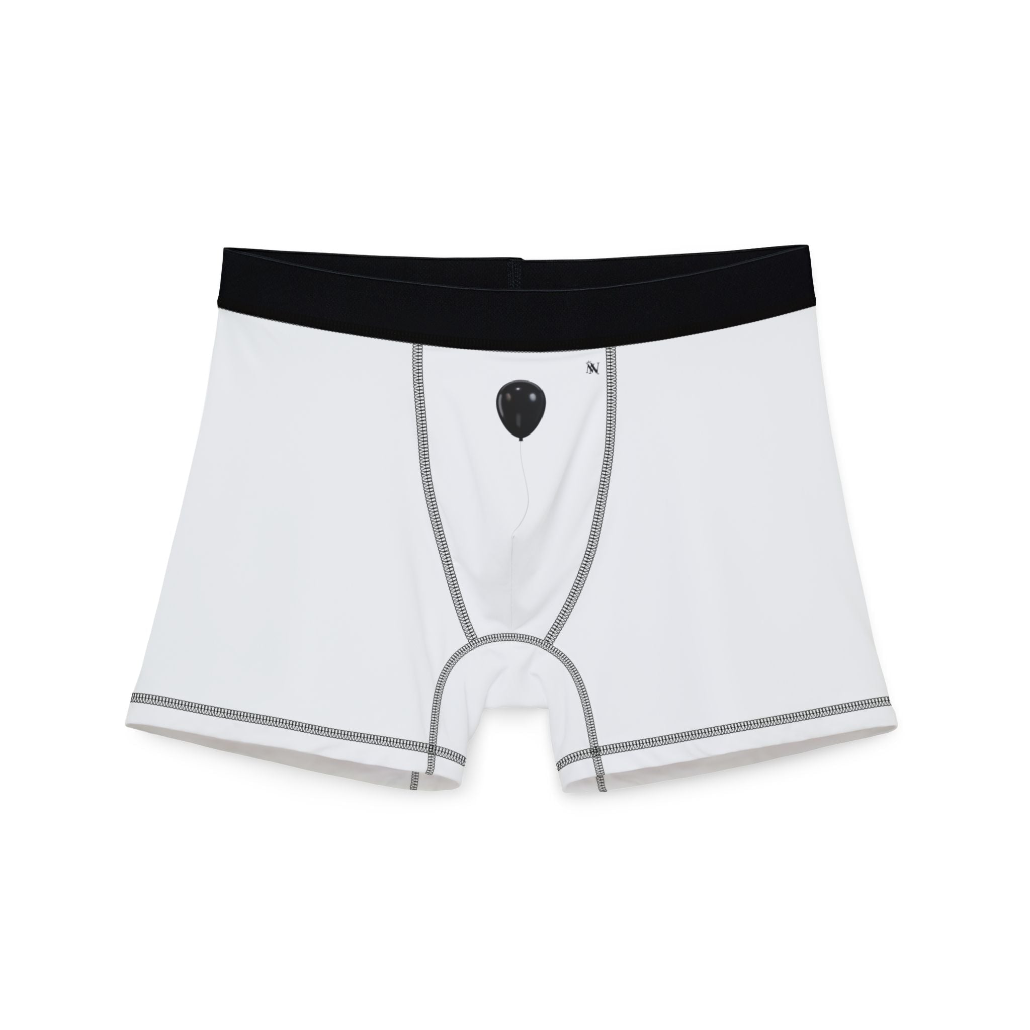 Single Black Party Balloon | Mix & Match Men’s Fun-Flirty Lovers’ Boxer Briefs
