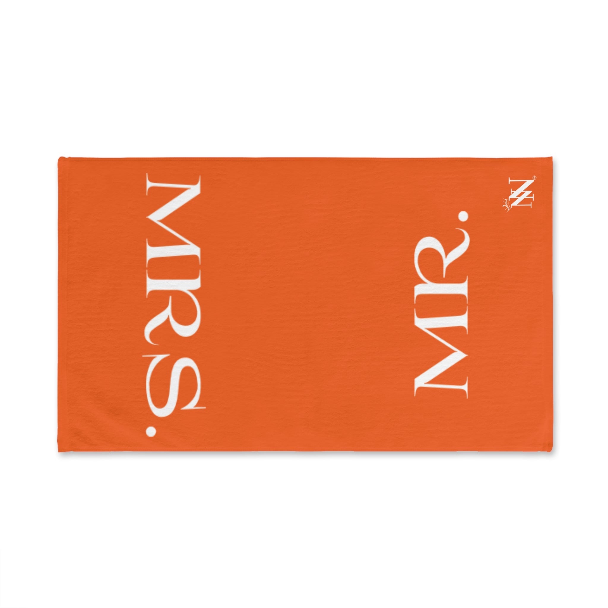 Mr Mrs Shareable Orange | Mix & Match Classic Fun-Flirty Lovers’ Towels