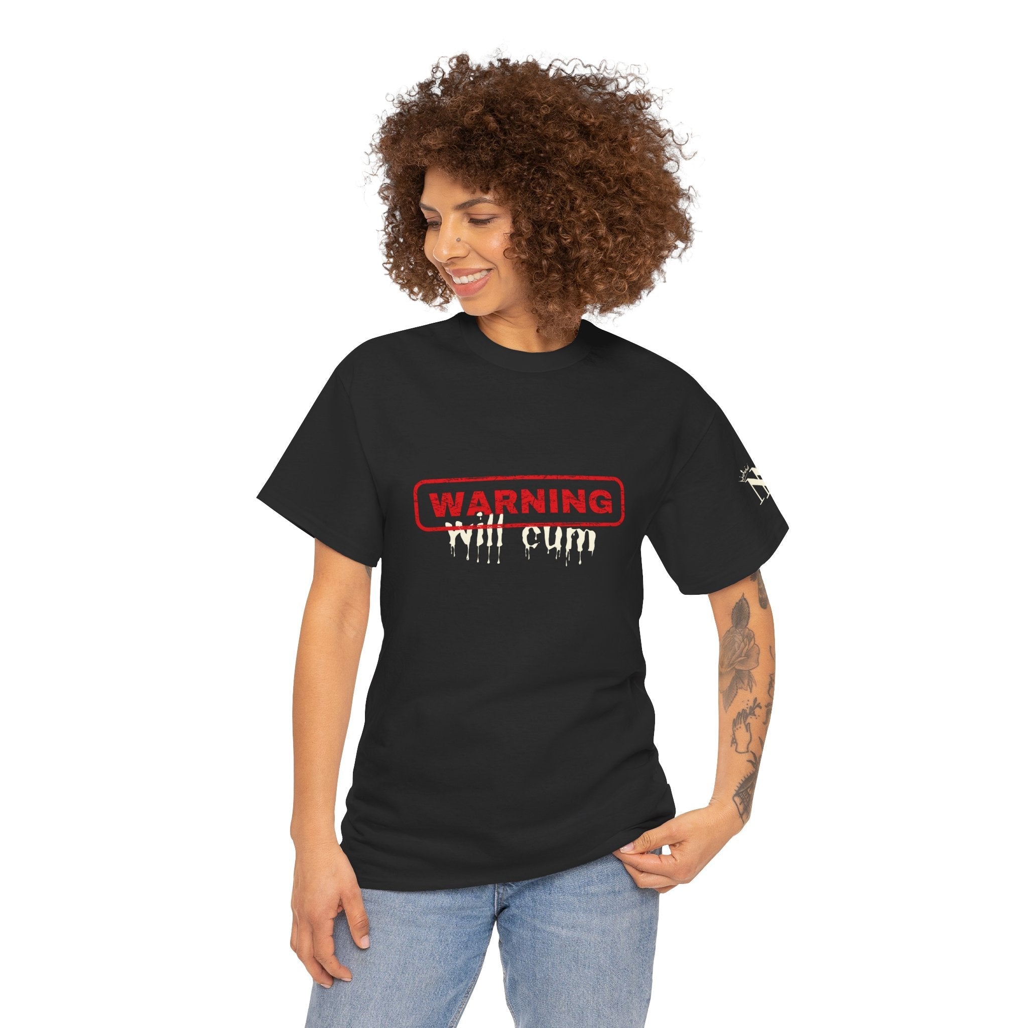 Warning: Will Cum | Mix & Match 100% Cotton Unisex Fun-Flirty Lovers’ Tees
