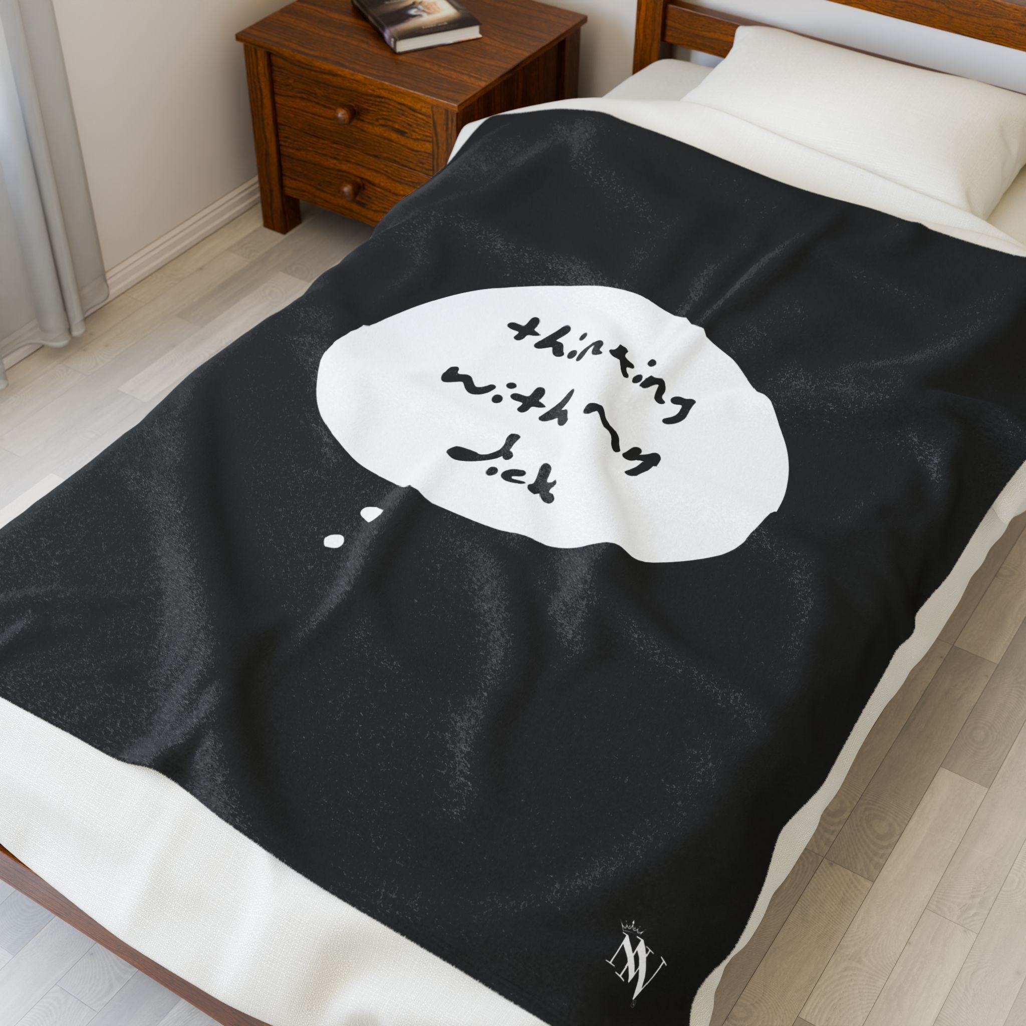 Black Thinking With My Dick | Mix & Match Fun-Flirty Lovers’ Blankets