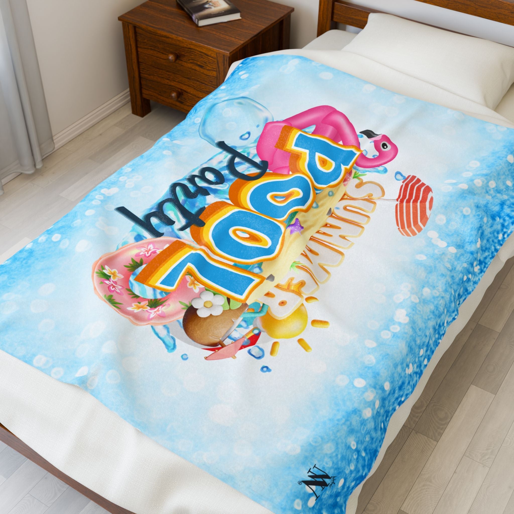 Summer Pool Party | Mix & Match Soft Fun-Flirty Lovers’ Blankets