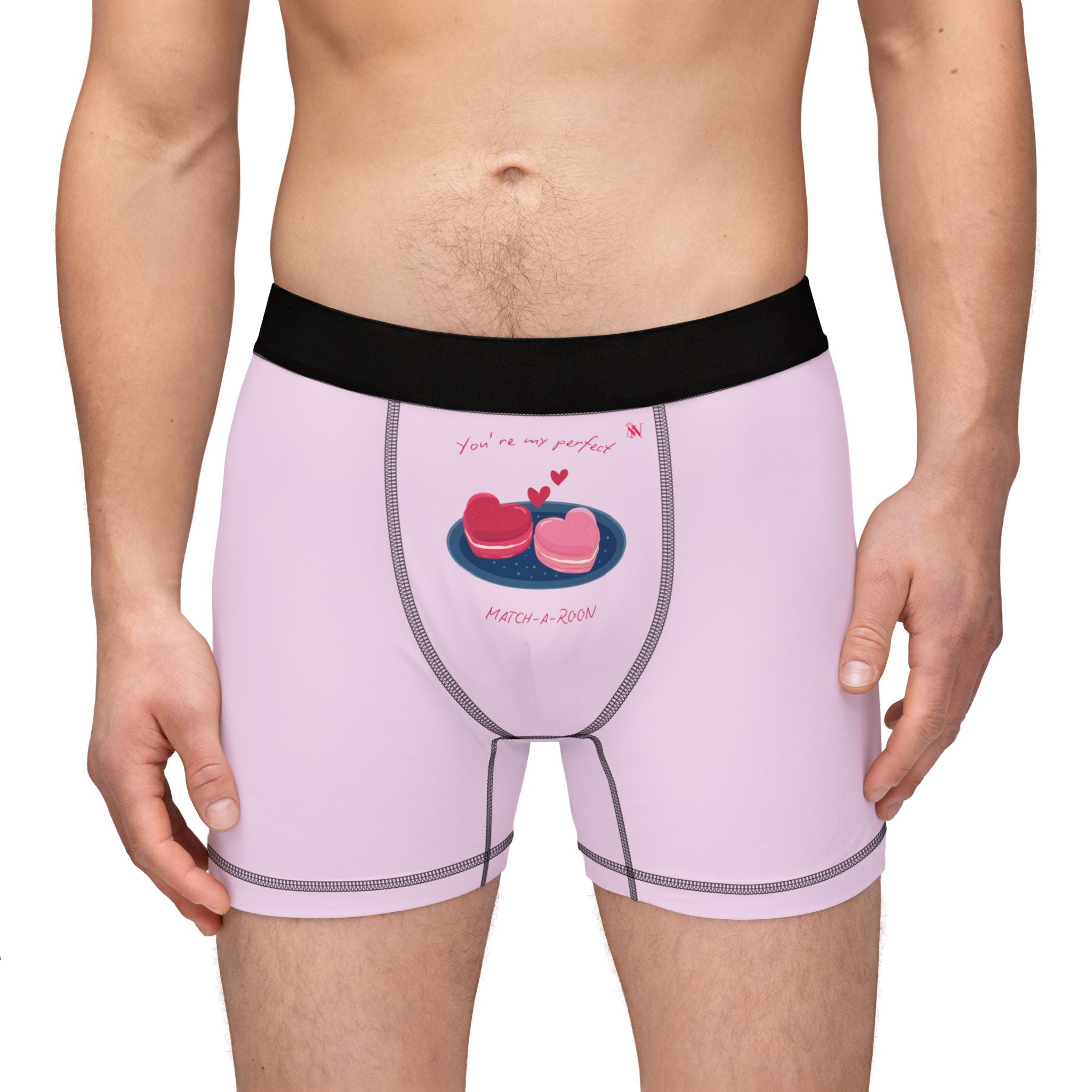 You’re My Perfect Match-A-Roon | Mix & Match Men’s Fun-Flirty Lovers’ Boxer Briefs