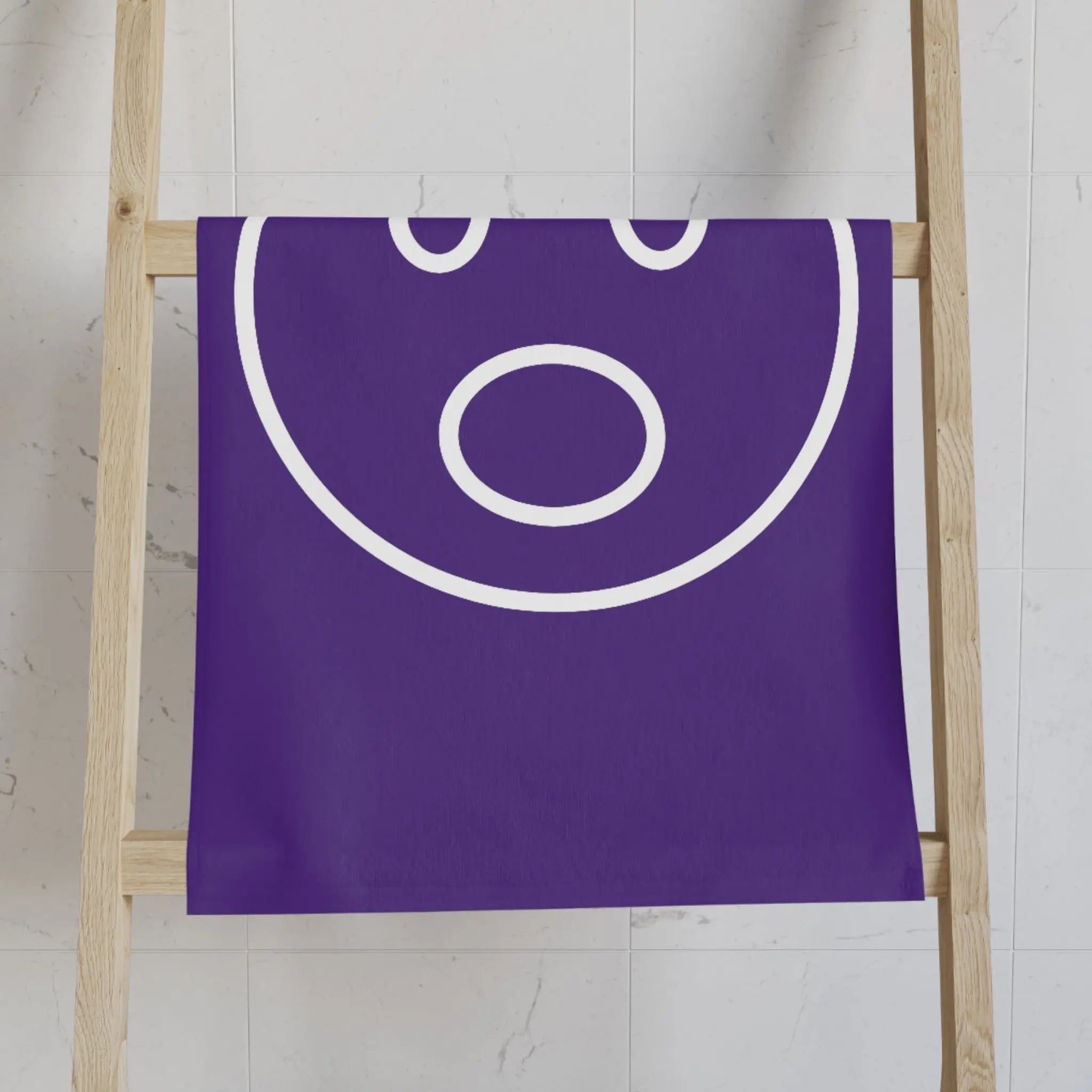 Surprised Emoji Purple | Mix & Match Classic Fun-Flirty Lovers’ Towels