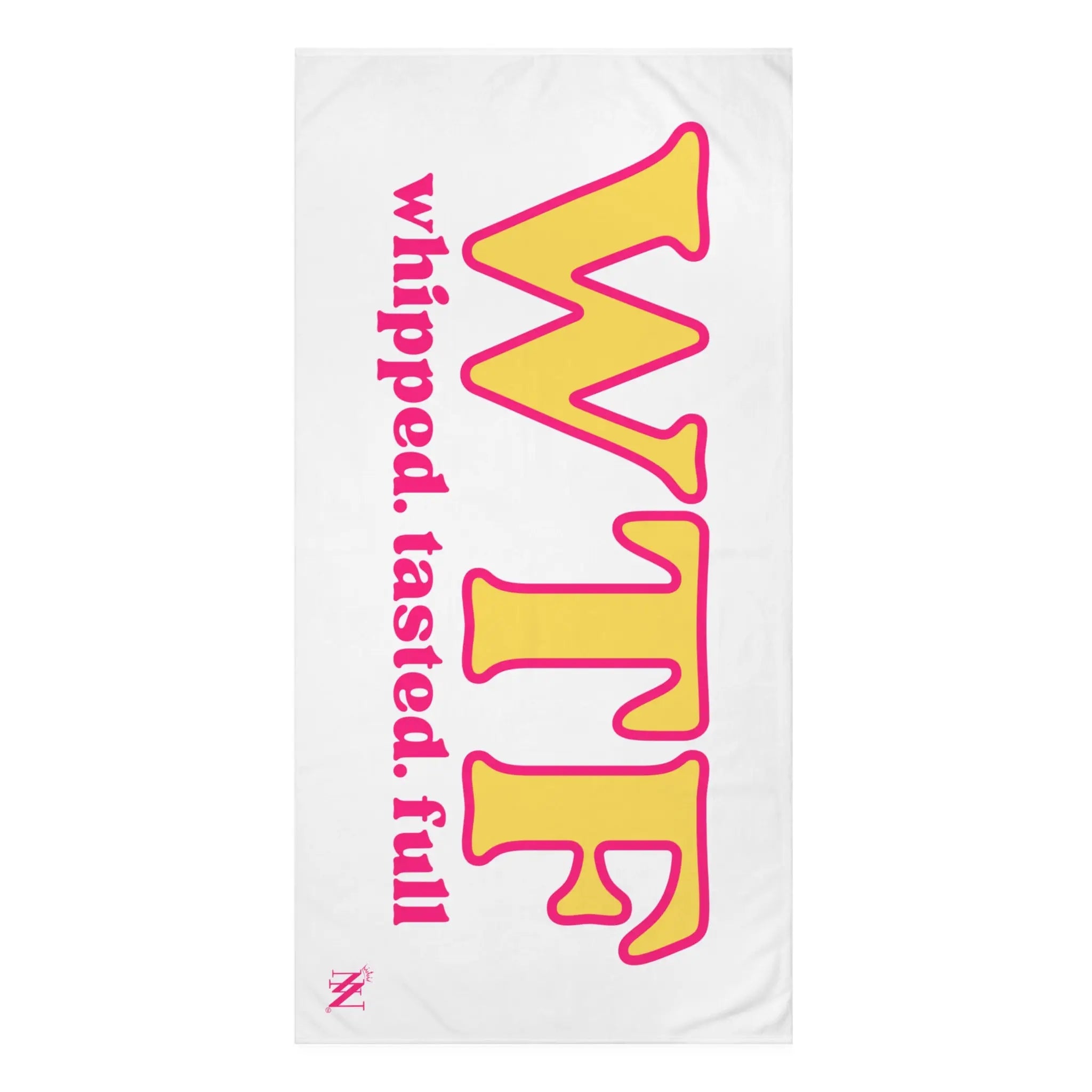 WTF Whipped Tasted Full | Mix & Match XL Fun-Flirty Lovers’ Towels