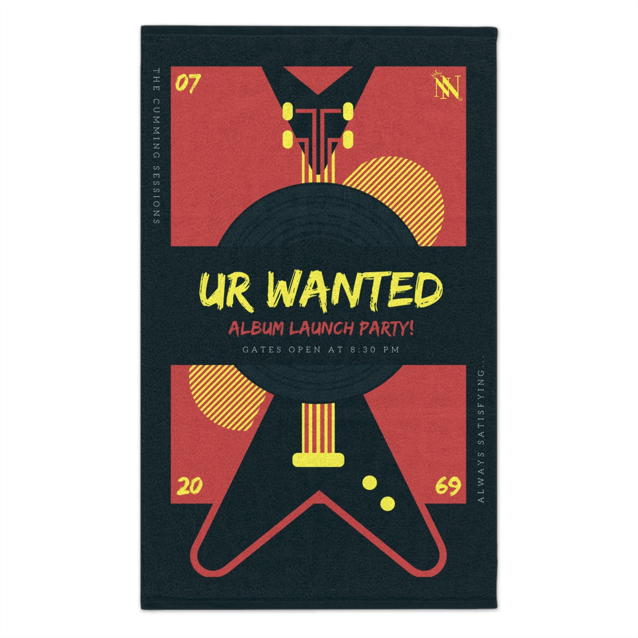 Ur Wanted Album Launch Party Sex Towel