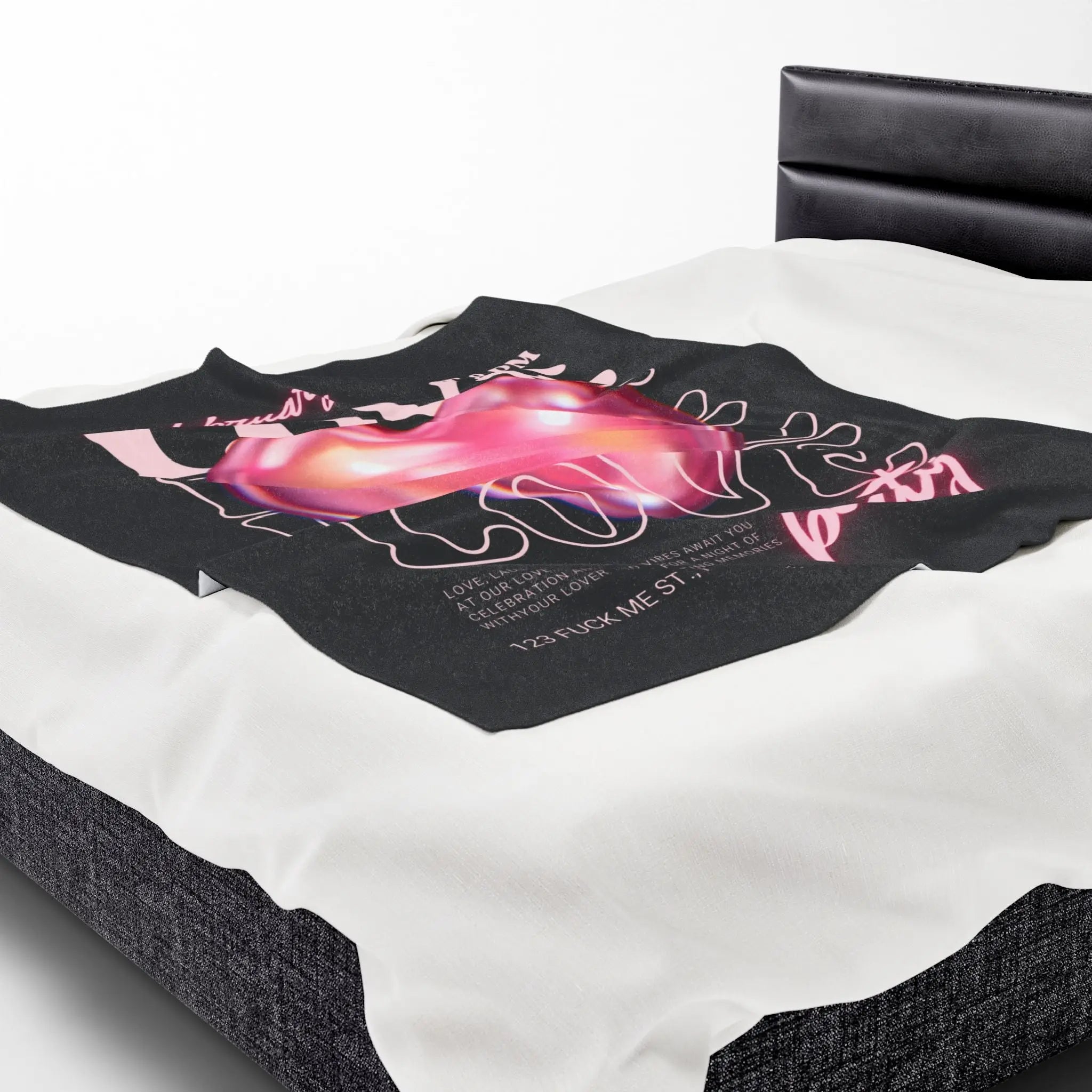 Love Party | Mix & Match Velveteen Fun-Flirty Lovers’ Blankets