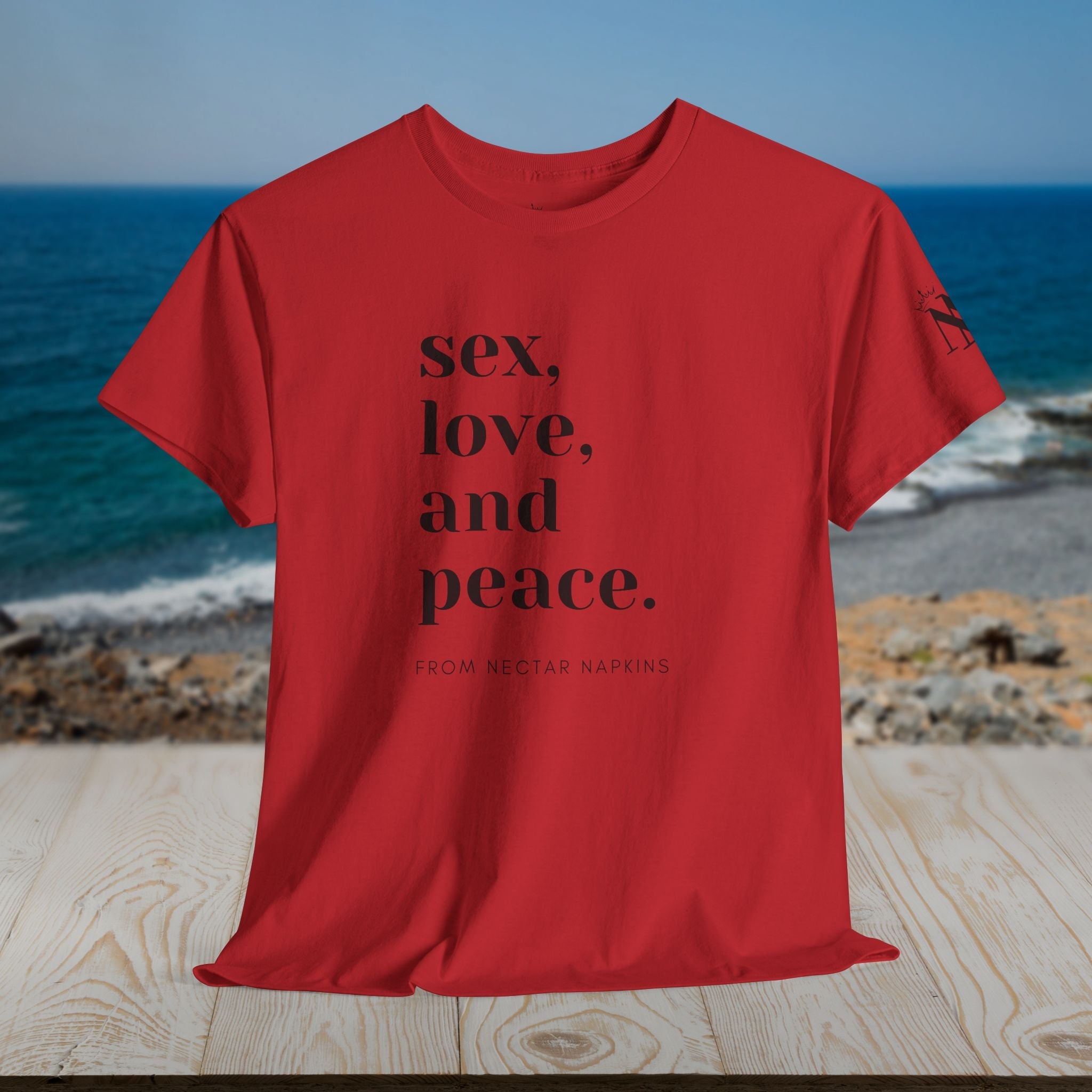 Sex Peace Love | Mix & Match 100% Cotton Unisex Fun-Flirty Lovers’ Tees