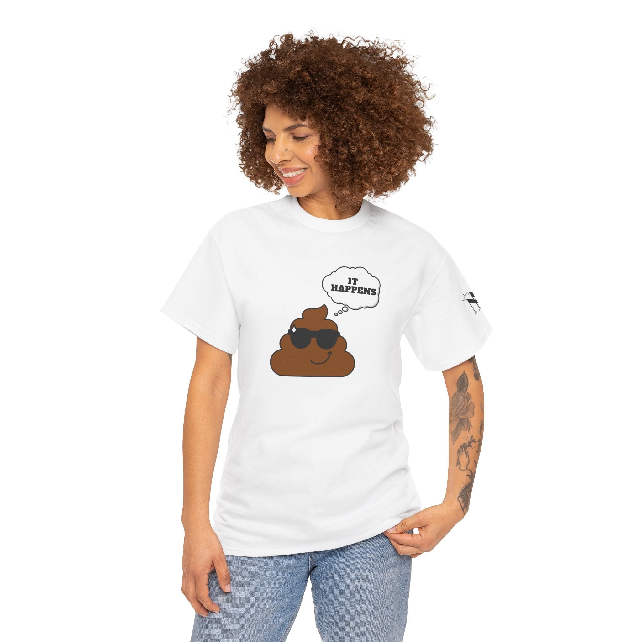 Poo! It Happens | Mix & Match 100% Cotton Unisex Fun-Flirty Lovers’ Tees