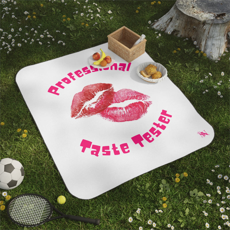Professional Taste Tester I Love You Cherry Much | Mix Match Fun-Flirty Lovers’ Water-Resistant Blankets