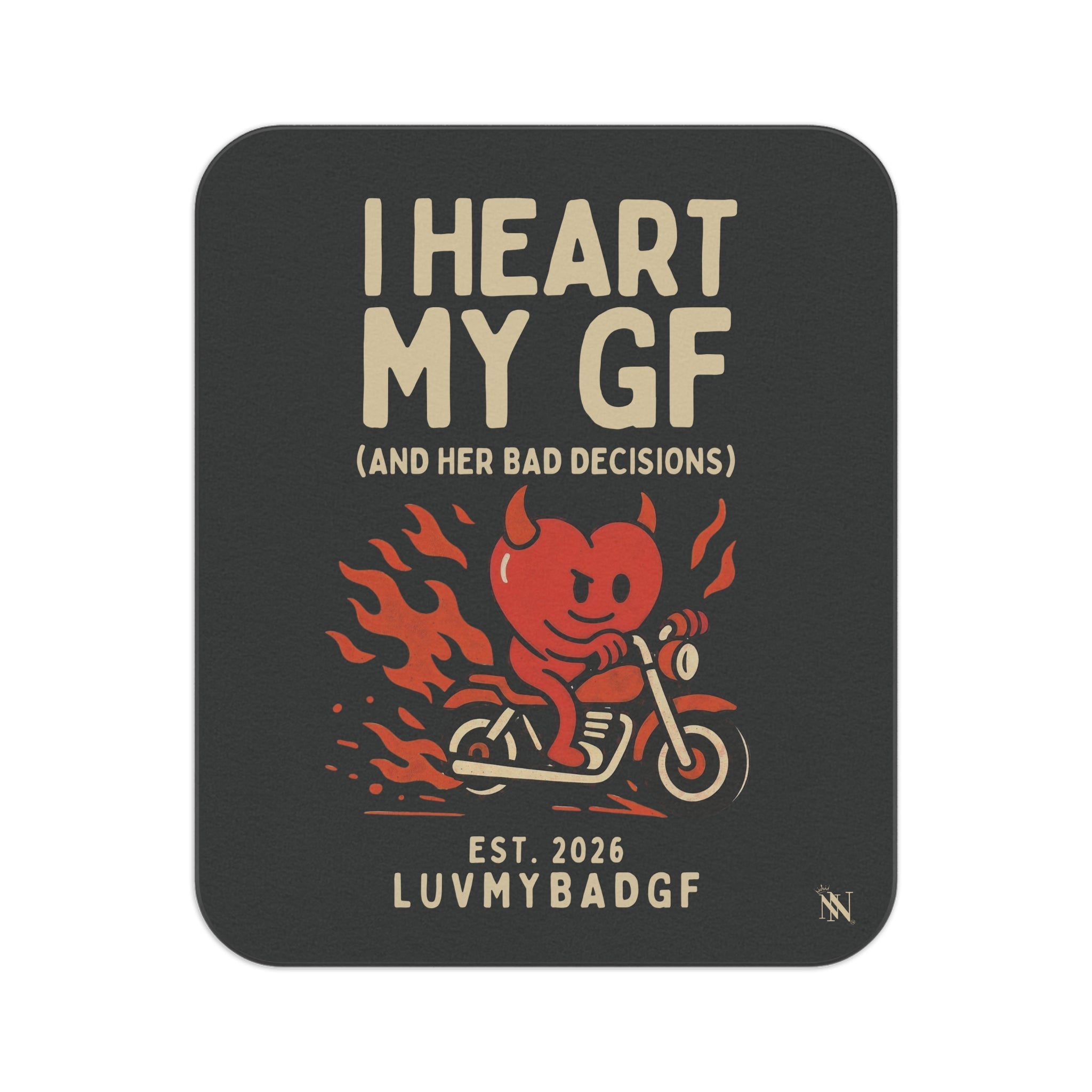I Heart My GF | Mix Match Fun-Flirty Lovers’ Water-Resistant Blankets