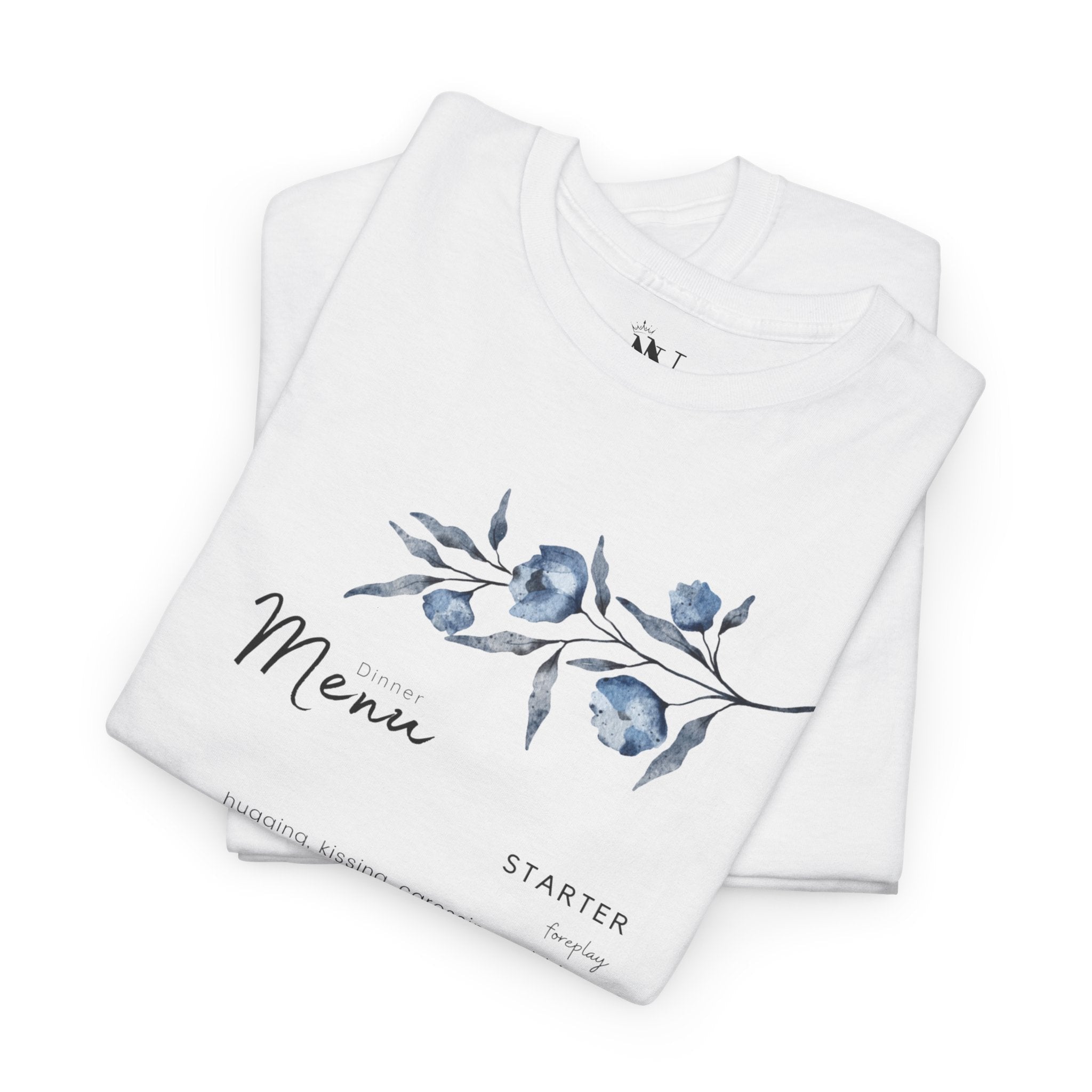 Dinner Menu | Mix & Match 100% Cotton Unisex Fun-Flirty Lovers’ Tees