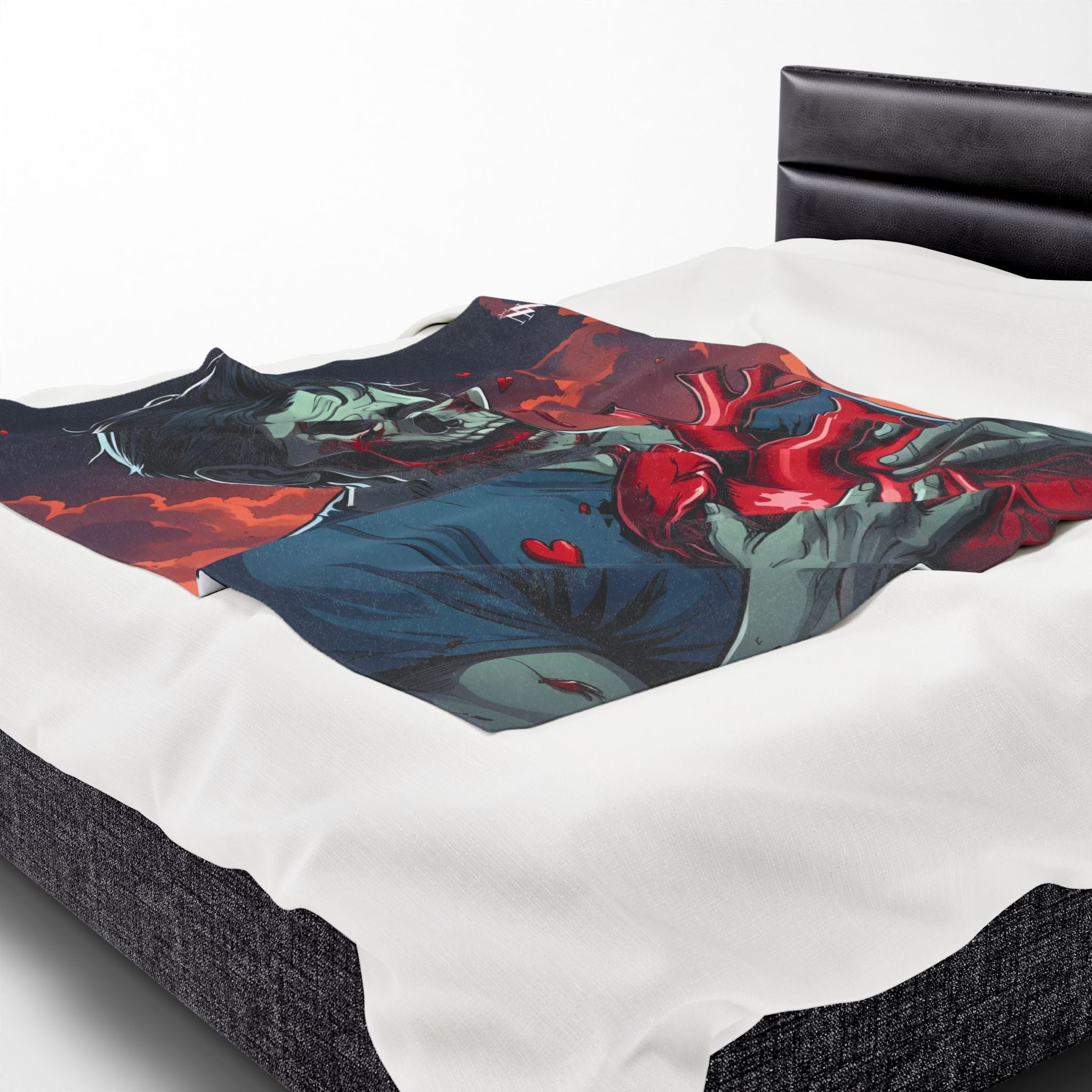 Have My Zombie Heart | Mix & Match Soft Fun-Flirty Lovers’ Blankets