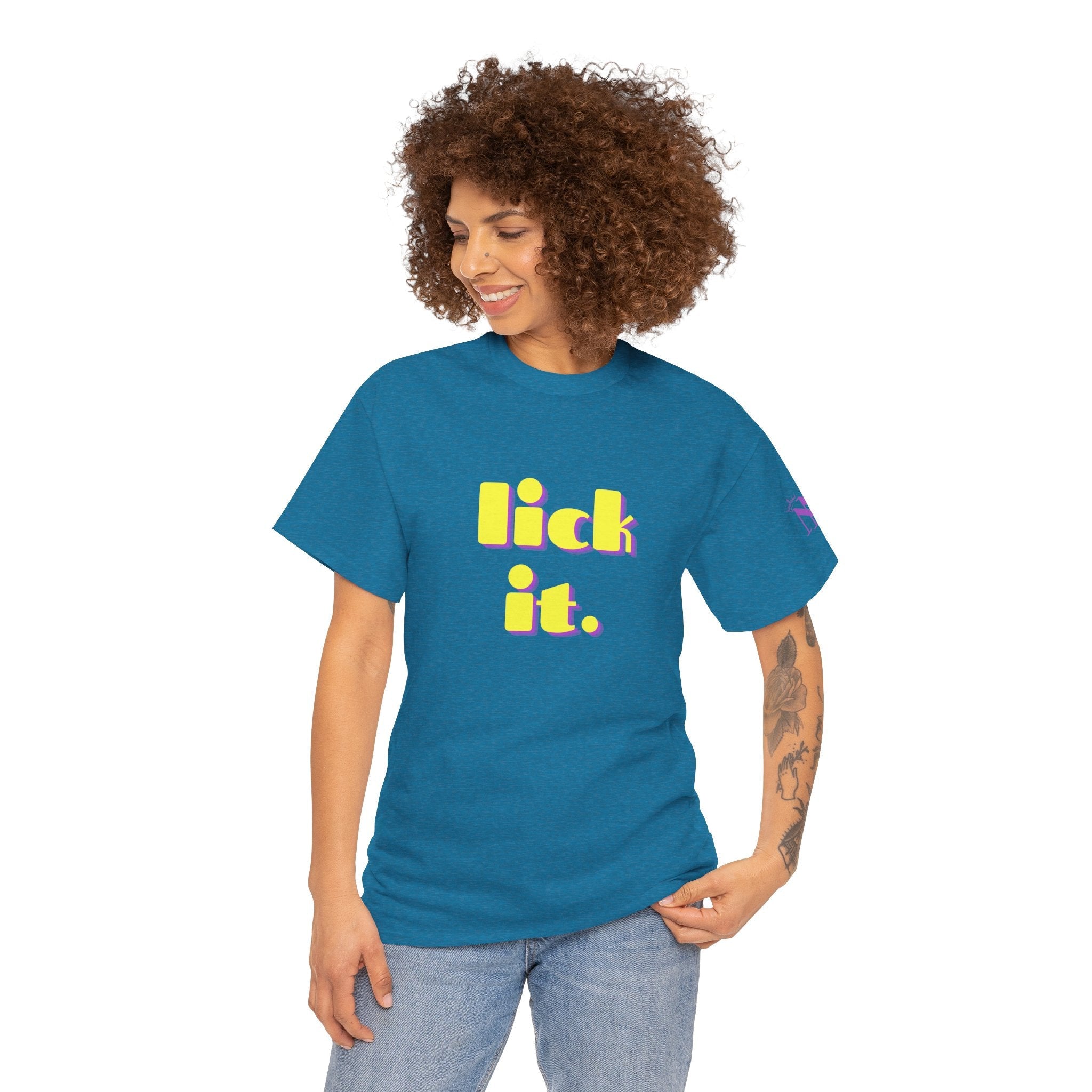 lick it. | Mix & Match 100% Cotton Unisex Fun-Flirty Lovers’ Tees