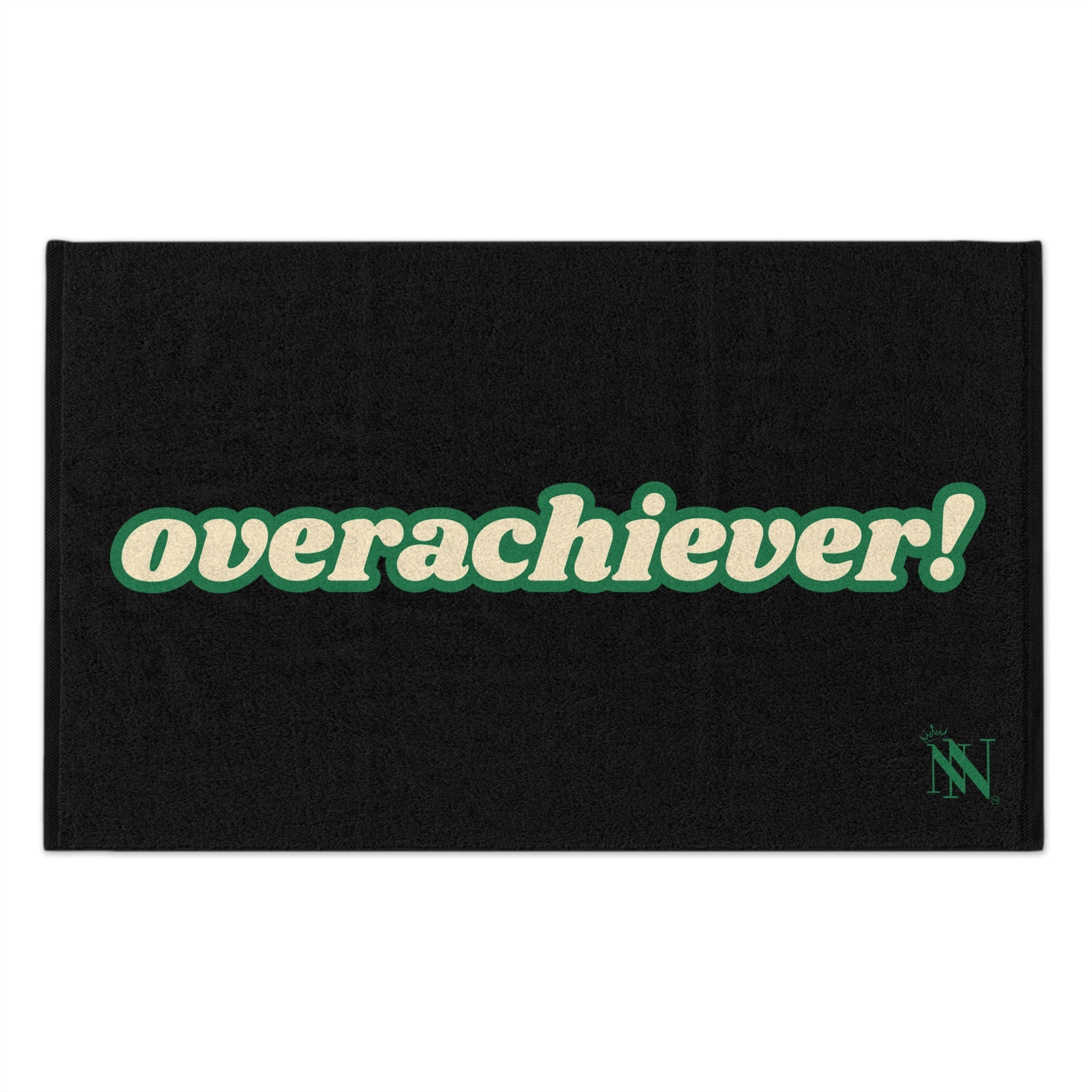 Over Achiever! Black | Mix & Match Soft Fun-Flirty Lovers’ Towels