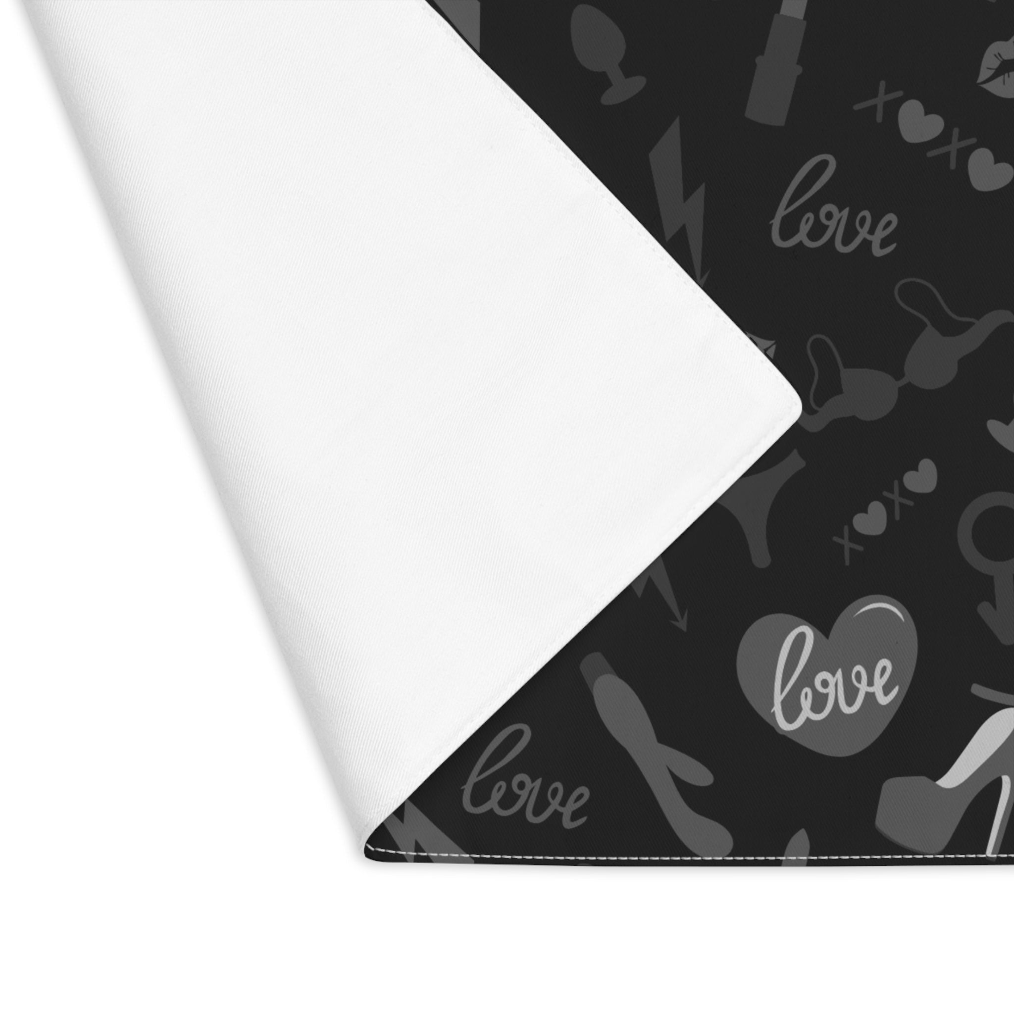 Black Sex Toys | Mix & Match Playful Fun-Flirty Lovers’ Toy Mats