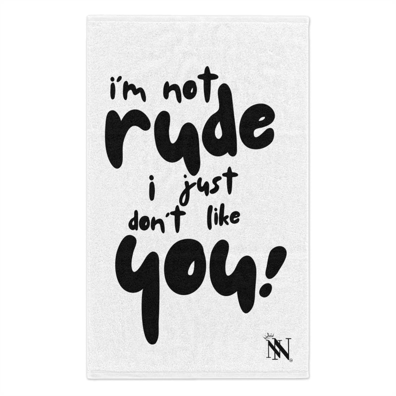 I’m Not Rude | Mix & Match Soft Fun-Flirty Lovers’ Towels