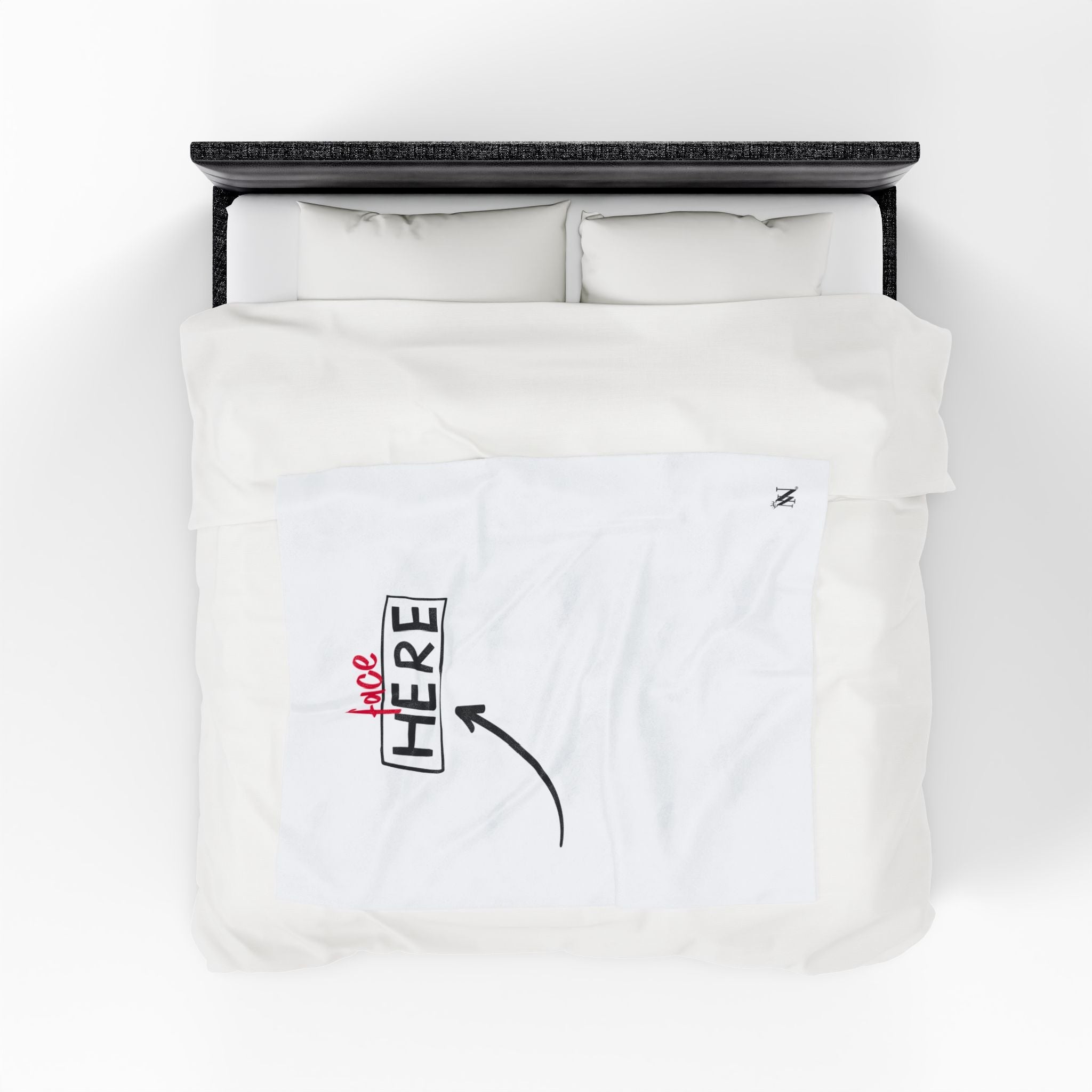 Face Here | Mix & Match Fun-Flirty Lovers’ Blankets