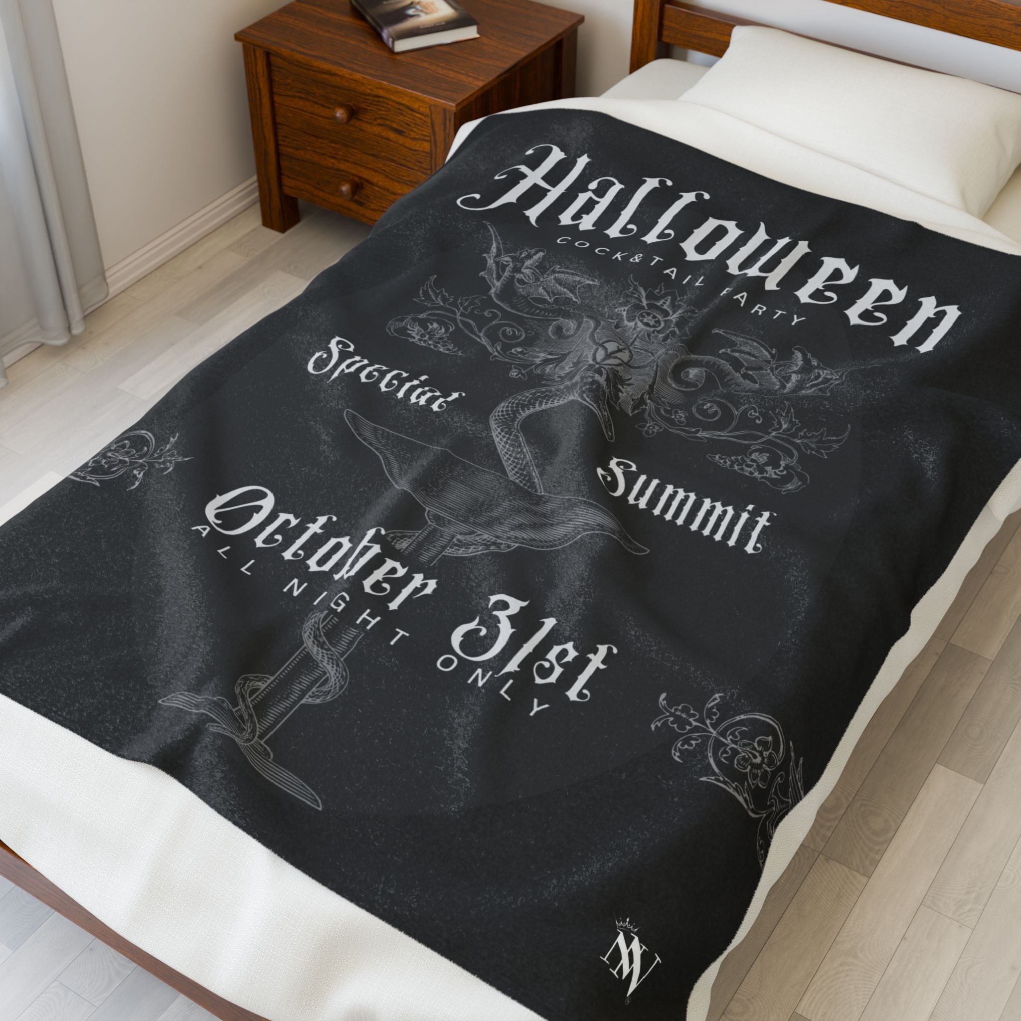 Halloween Summit | Mix & Match Velveteen Fun-Flirty Lovers’ Blankets