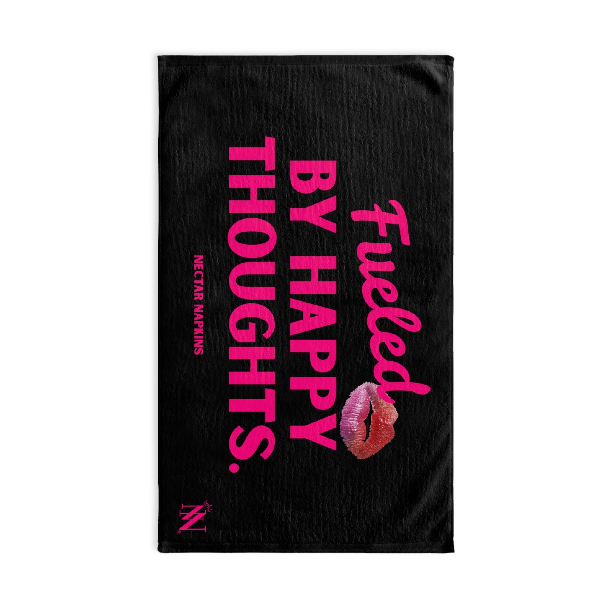 Fueled By Happy Thoughts Cum Towel