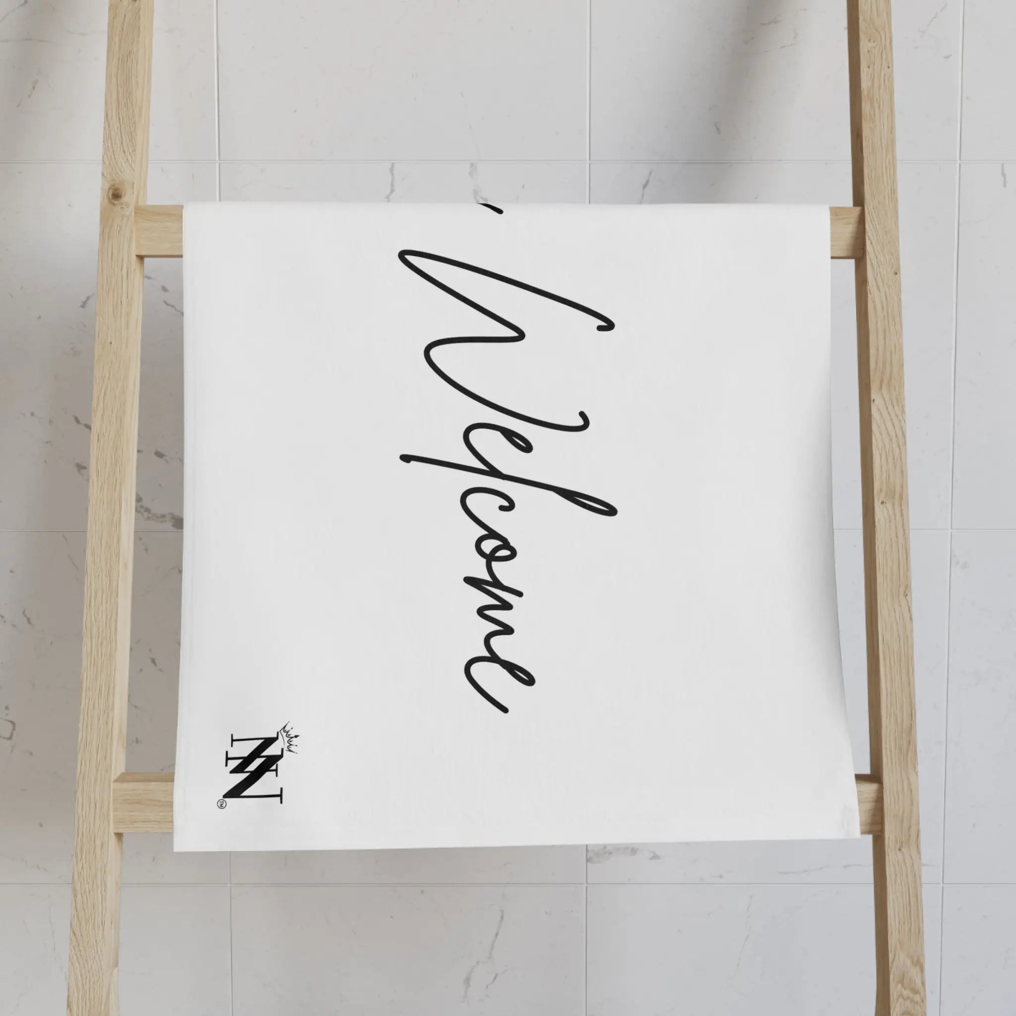 You’re Welcome White | Mix & Match Classic Fun-Flirty Lovers’ Towels