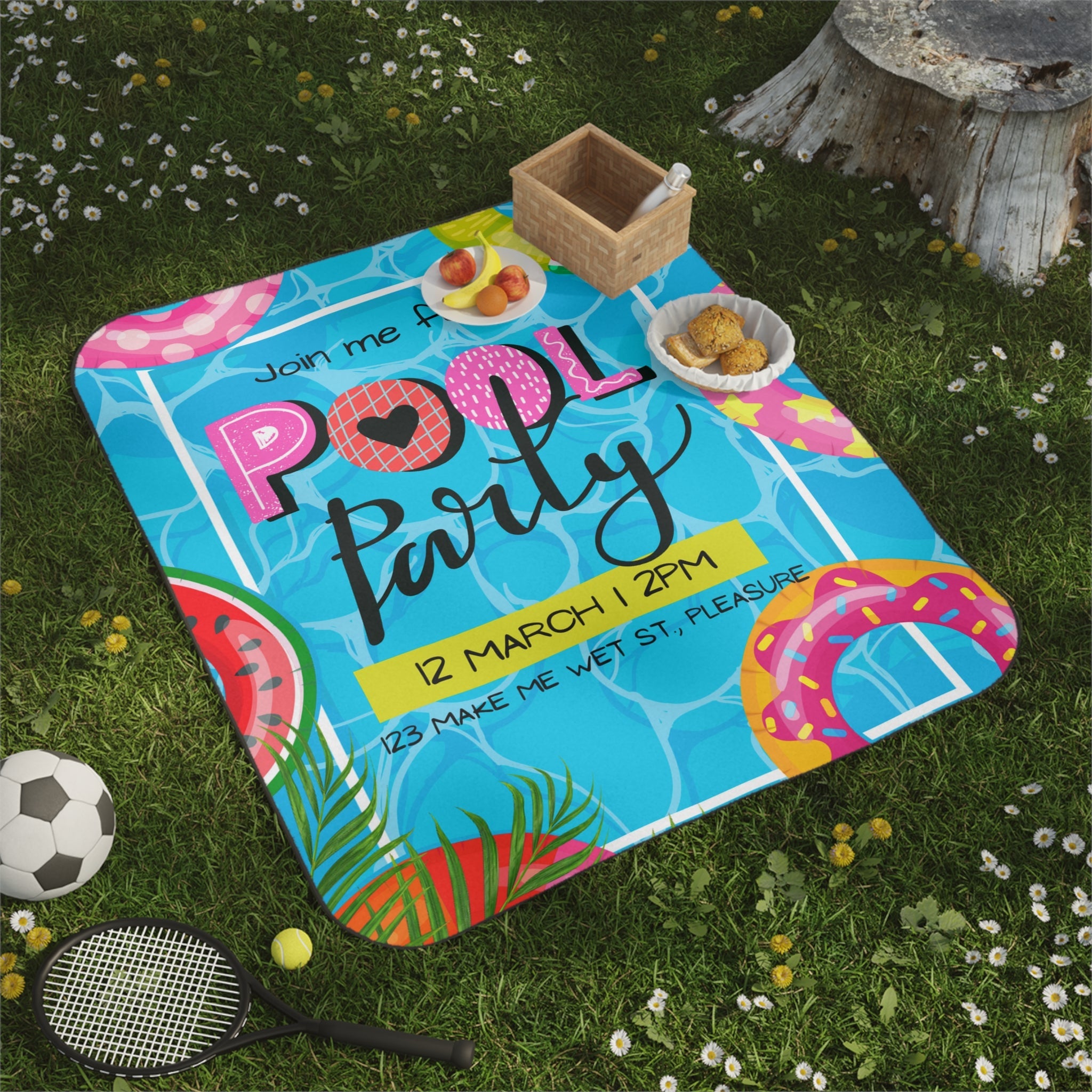 Pool Party | Mix Match Fun-Flirty Lovers’ Water-Resistant Blankets