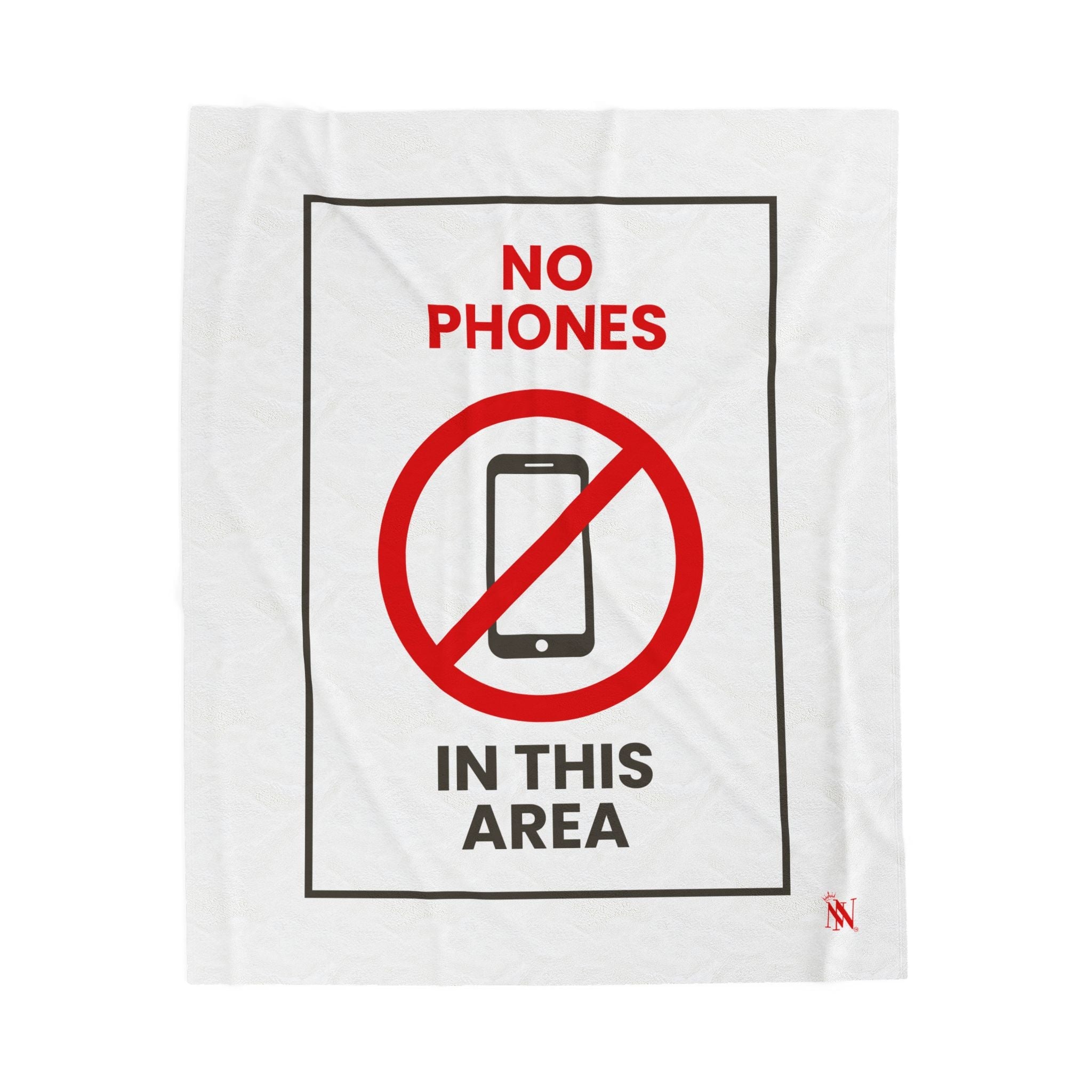 No Phones | Mix & Match Velveteen Fun-Flirty Lovers’ Blankets